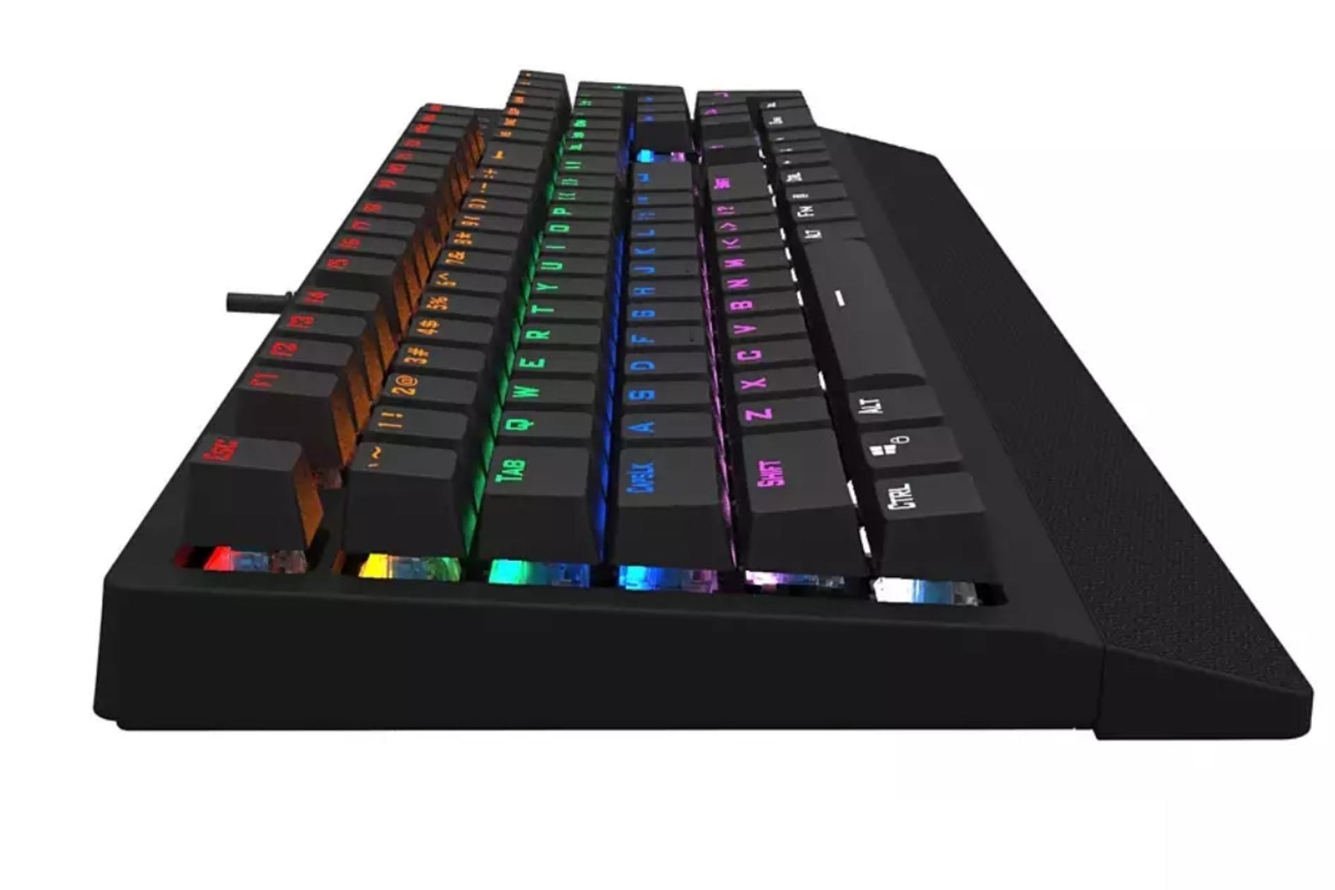 نمای سمت چپ کیبورد گیمینگ Philips SPK8403