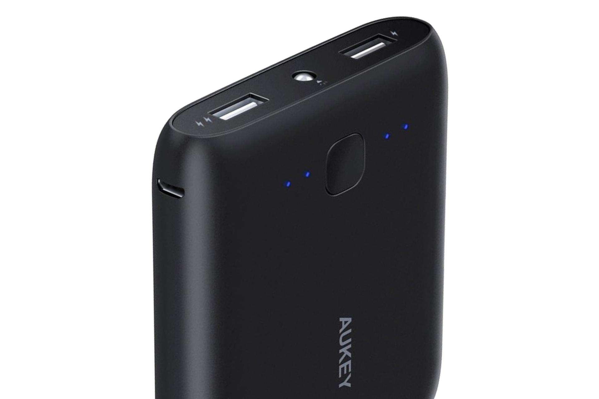درگاه پاور بانک آکی PB-N42 با ظرفیت 10000 میلی‌آمپر ساعت Aukey PB-N42 10000mAh