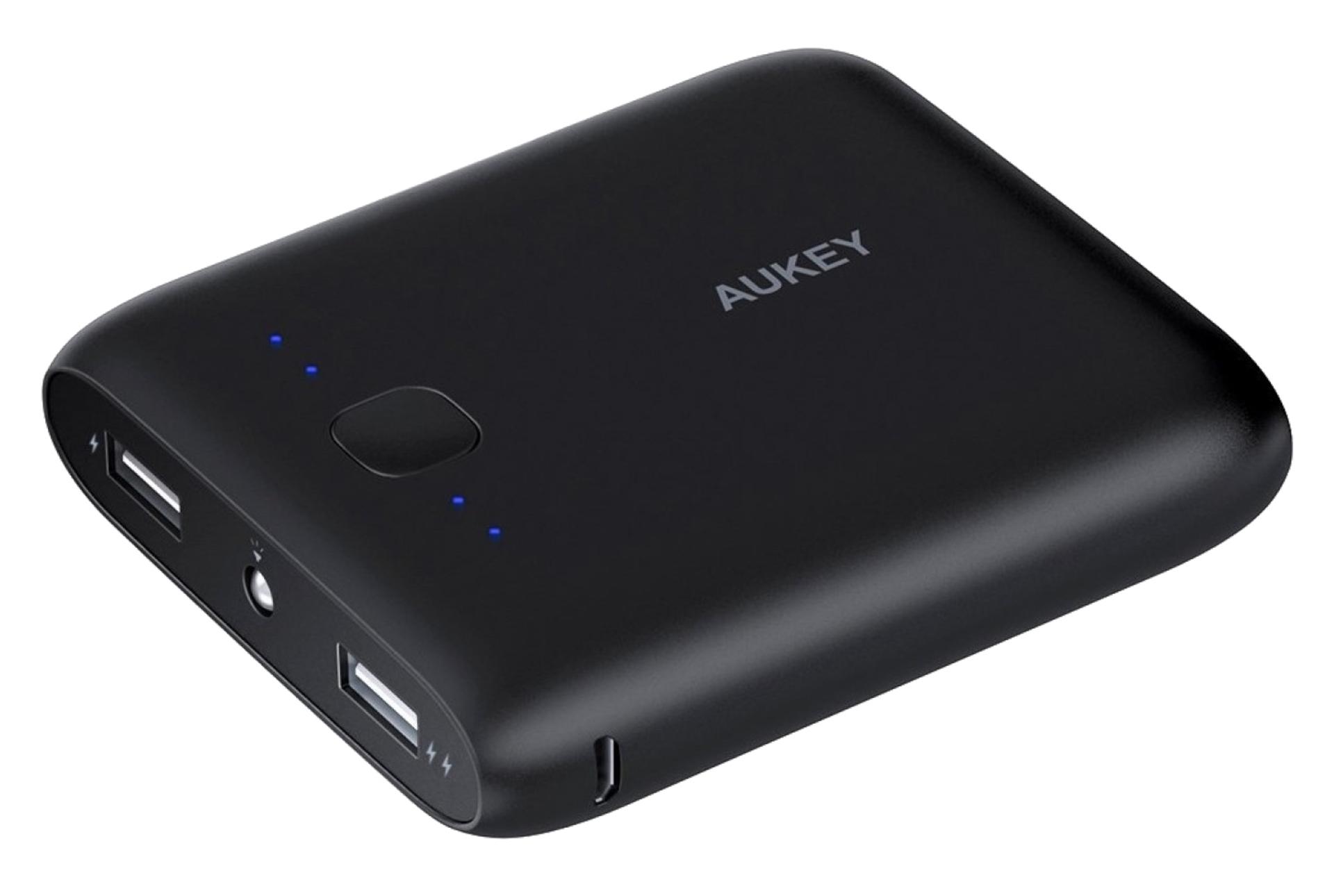 پاور بانک آکی PB-N42 با ظرفیت 10000 میلی‌آمپر ساعت Aukey PB-N42 10000mAh مشکی