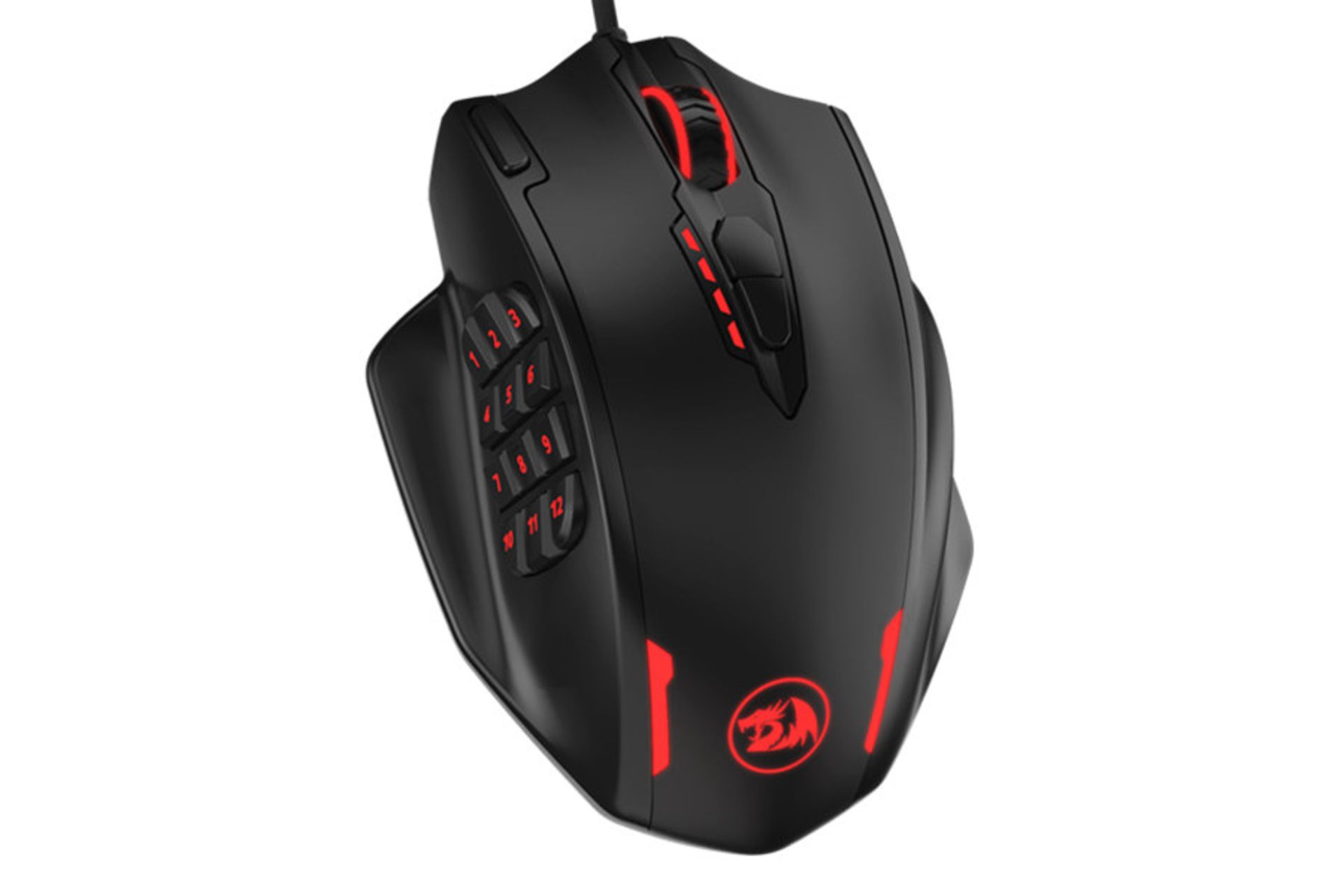 نمای روبرو ماوس ردراگون M908 IMPACT