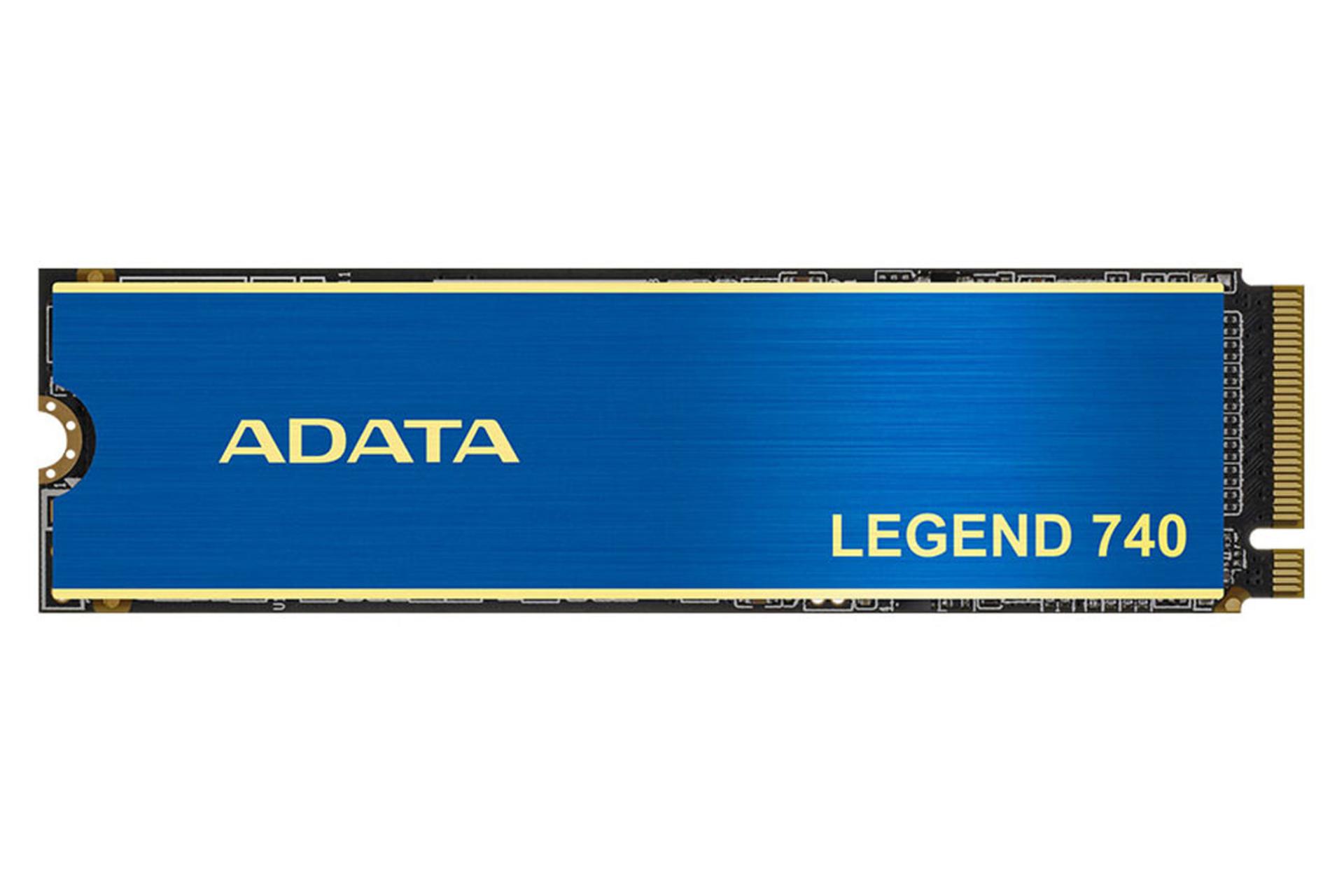 نمای روبرو SSD ای دیتا LEGEND 740 NVMe M.2