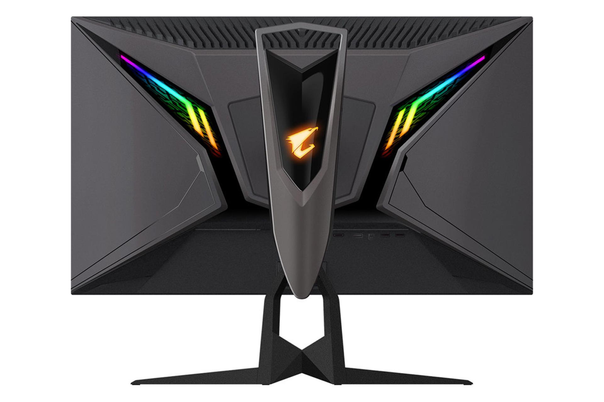 نمای پشت مانیتور گیگابایت آروس 27 اینچ مدل FI27Q-P رنگ مشکی