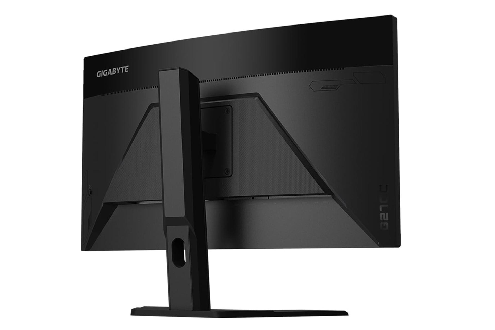 نمای پشت مانیتور گیگابایت gigabyte g27qc