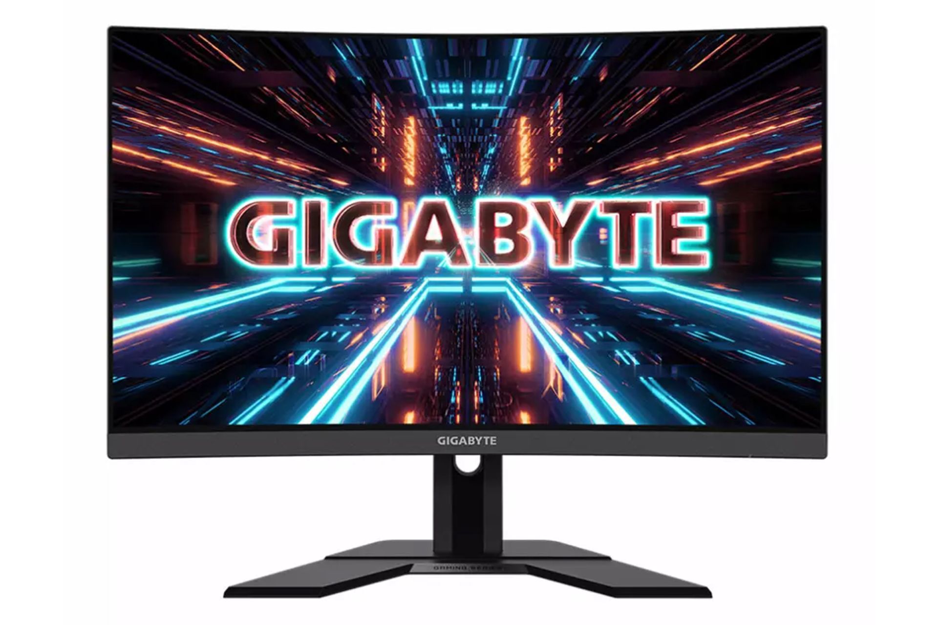 نمای جلو مانیتور گیگابایت gigabyte g27qc