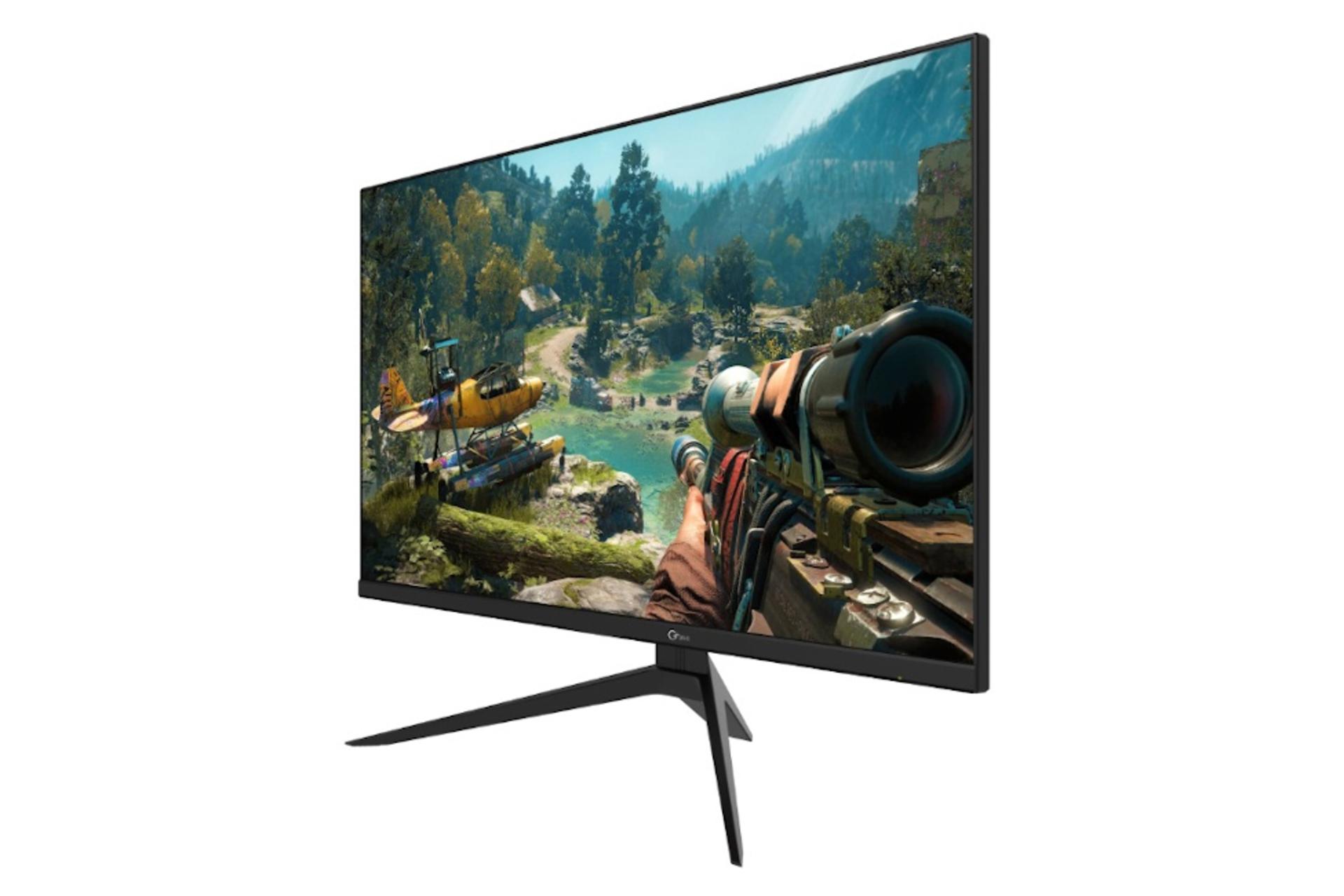 نمای راست پنل جلو مانیتور جی پلاس 27 اینچ مدل Gplus GGM-L276FN FHD