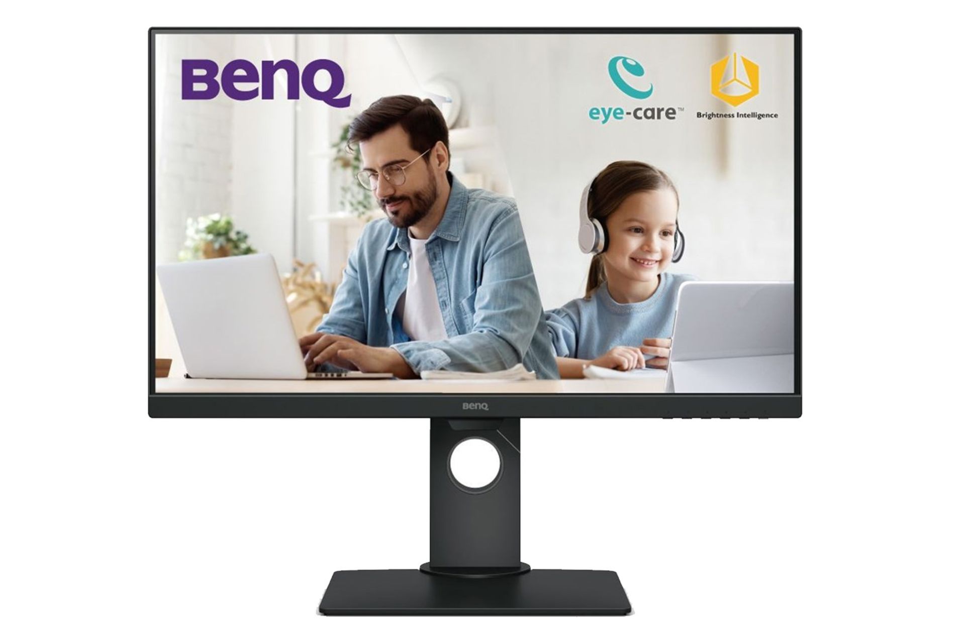 نمای جلو مانیتور بنکیو 27 اینچ مدل GW2780T رنگ مشکی