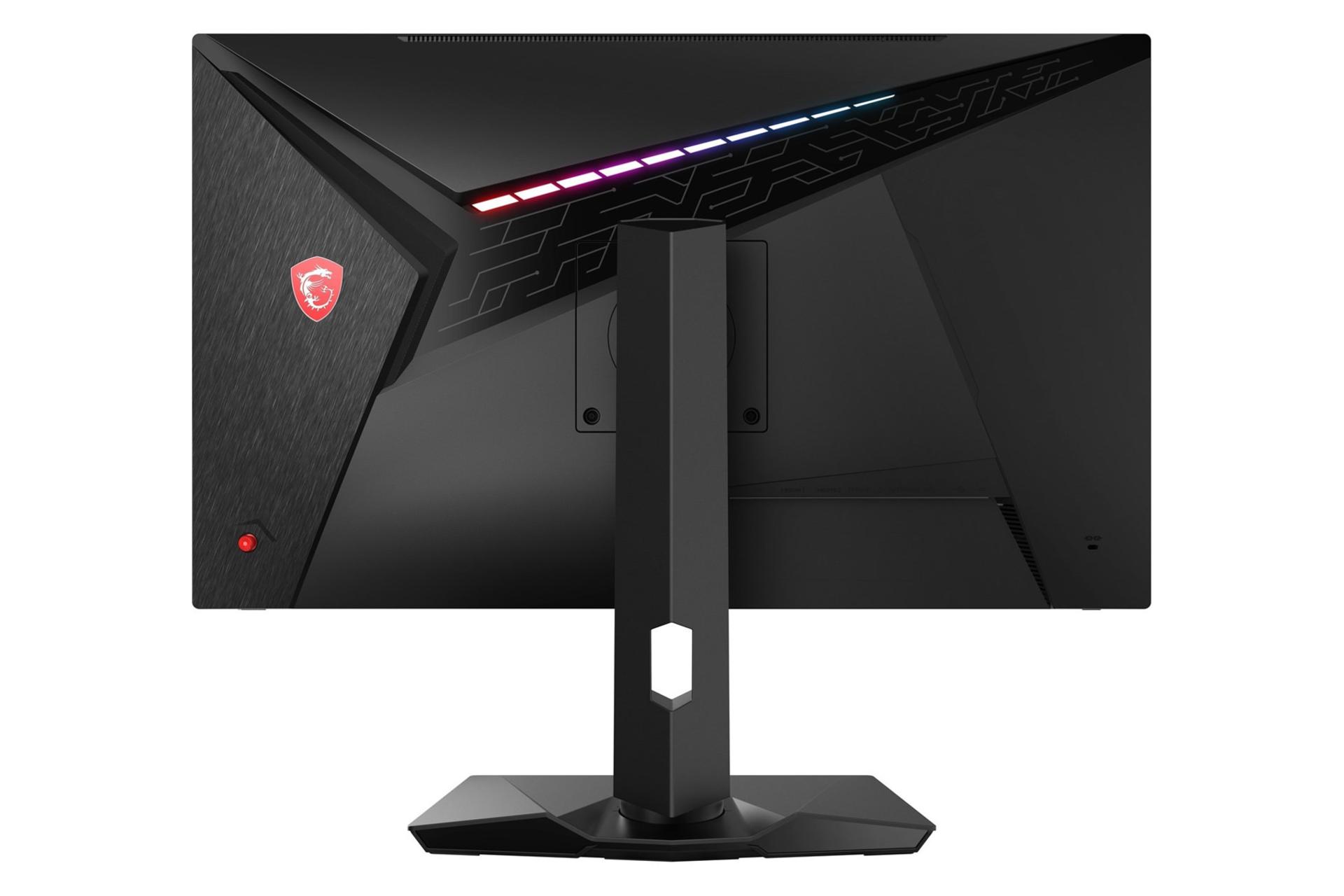 نمای پشت مانیتور ام اس آی 27 اینچ مدل Optix MAG274R رنگ مشکی