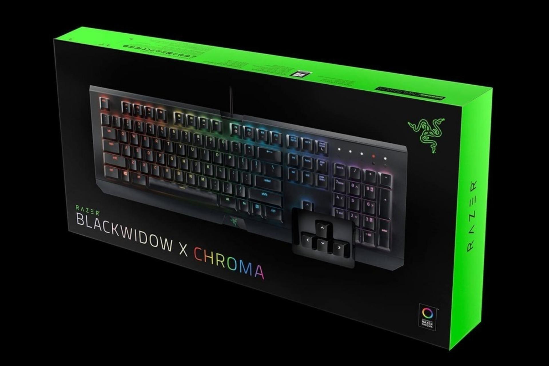 جعبه کیبورد ریزر BlackWidow X Chroma