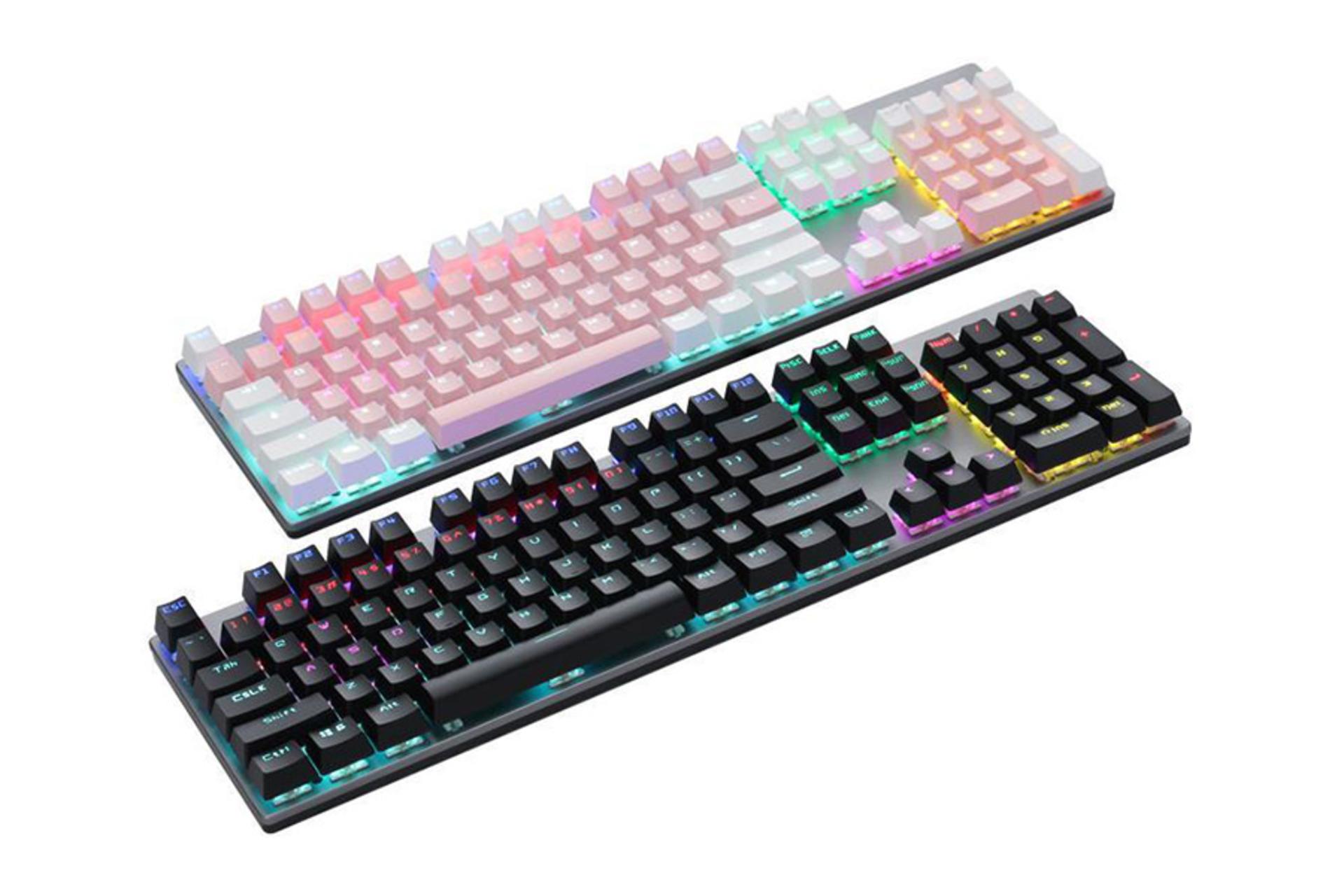 کیبورد گیمینگ ای او سی GK410 در دو رنگ