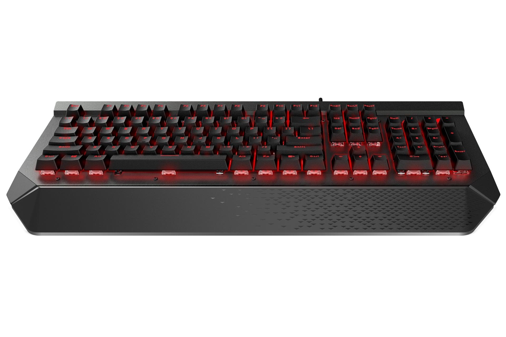 نمای پایین کیبورد گیمینگ Rapoo V780S