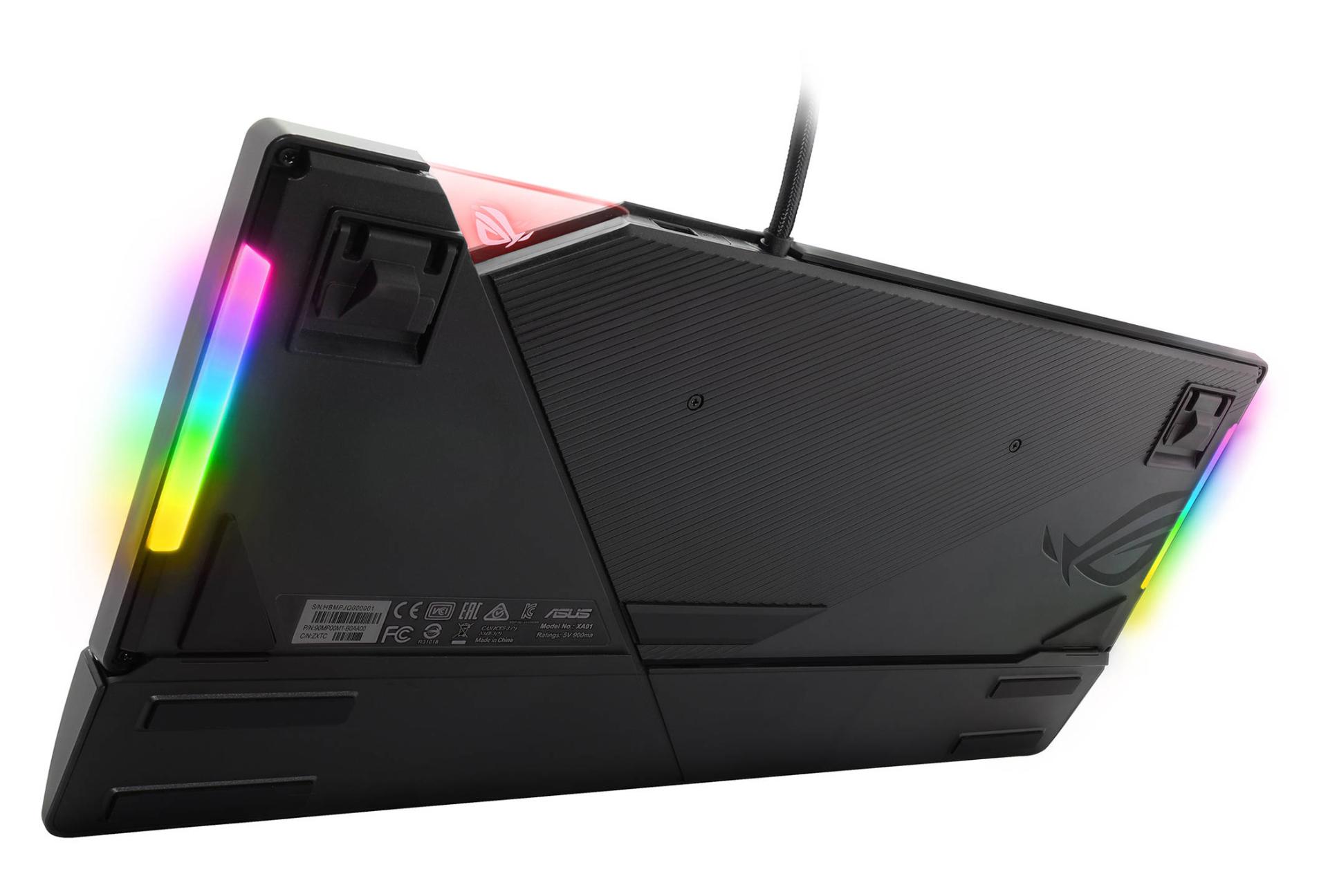 نمای پشت کیبورد ASUS ROG Strix Flare