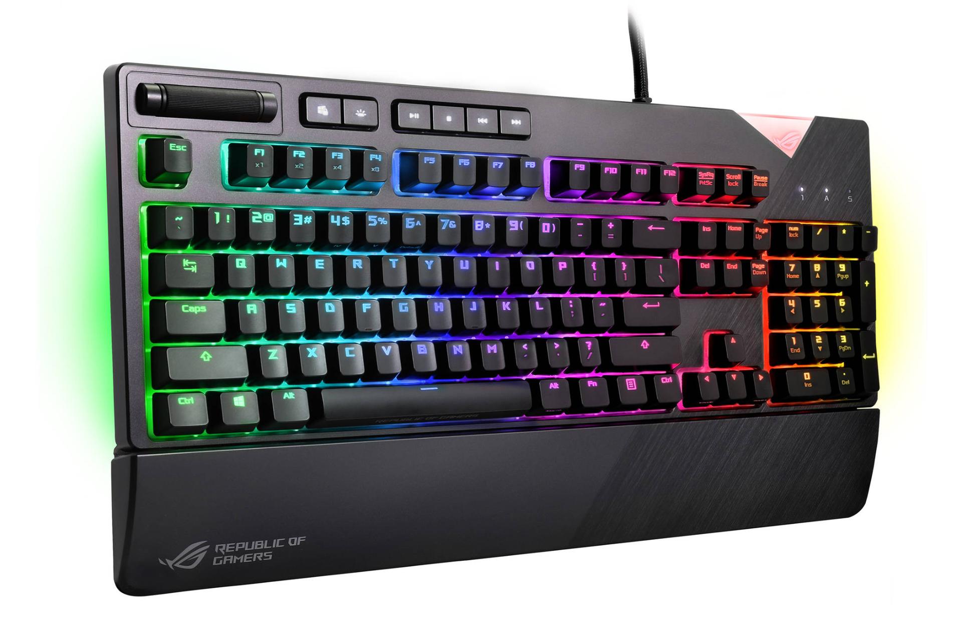 کنمای سمت چپ کیبورد گیمینک ASUS ROG Strix Flare