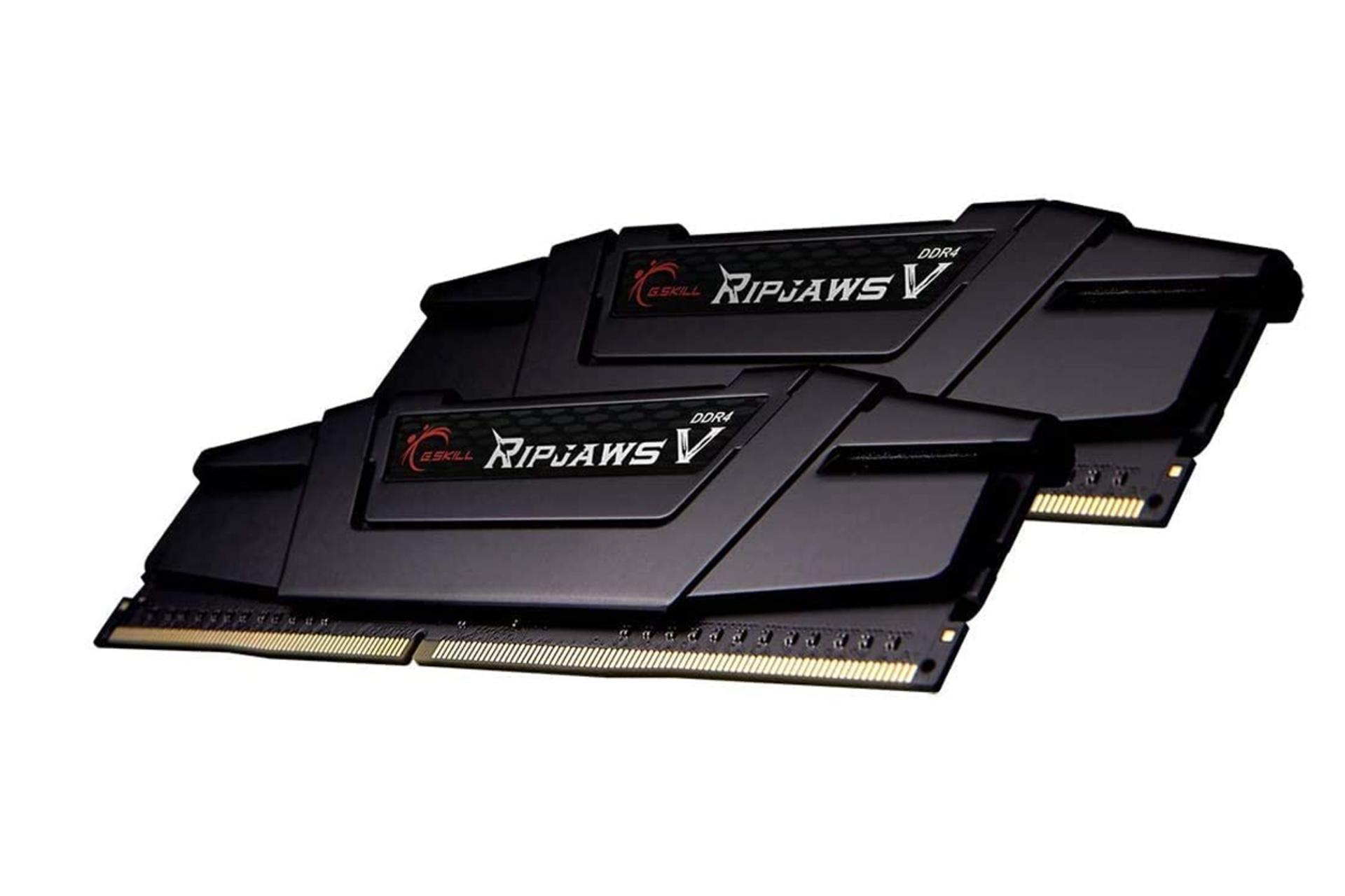 نمای کناری رم جی اسکیل Ripjaws V ظرفیت 64 گیگابایت (2x32) از نوع DDR4-4000