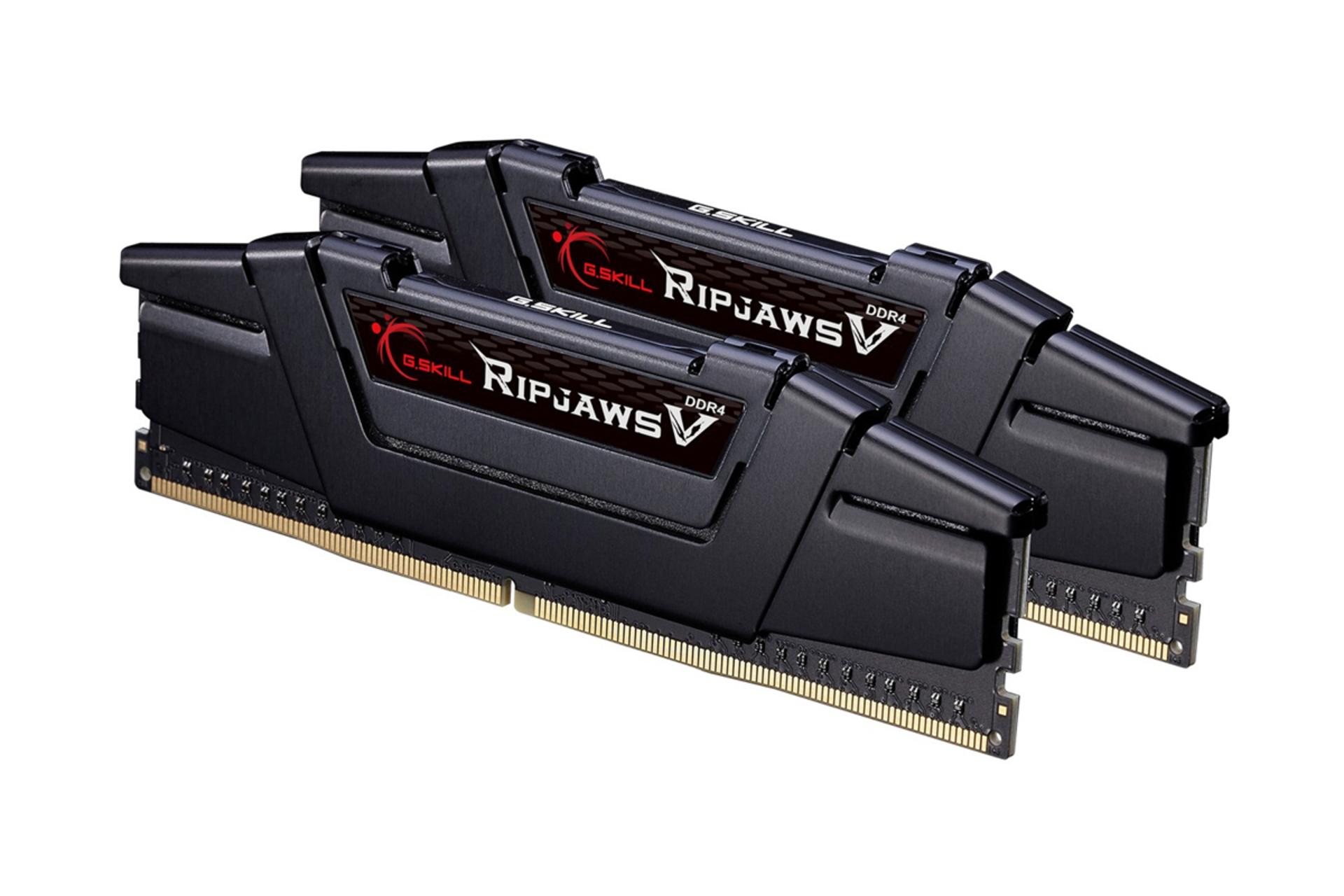 نمای کناری رم جی اسکیل Ripjaws V ظرفیت 64 گیگابایت (2x32) از نوع DDR4-4000