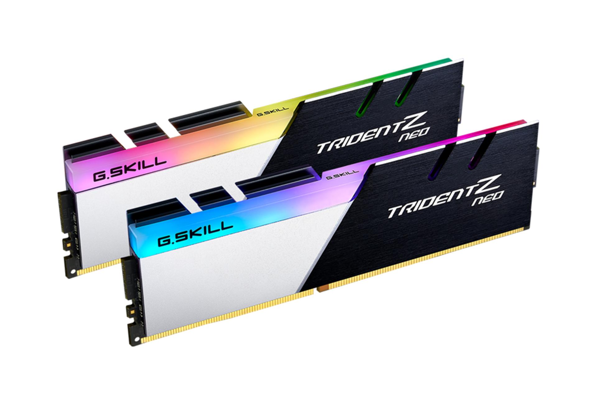 نمای کنار رم جی اسکیل Trident Z Neo ظرفیت 64 گیگابایت (2x32) از نوع DDR4-3600