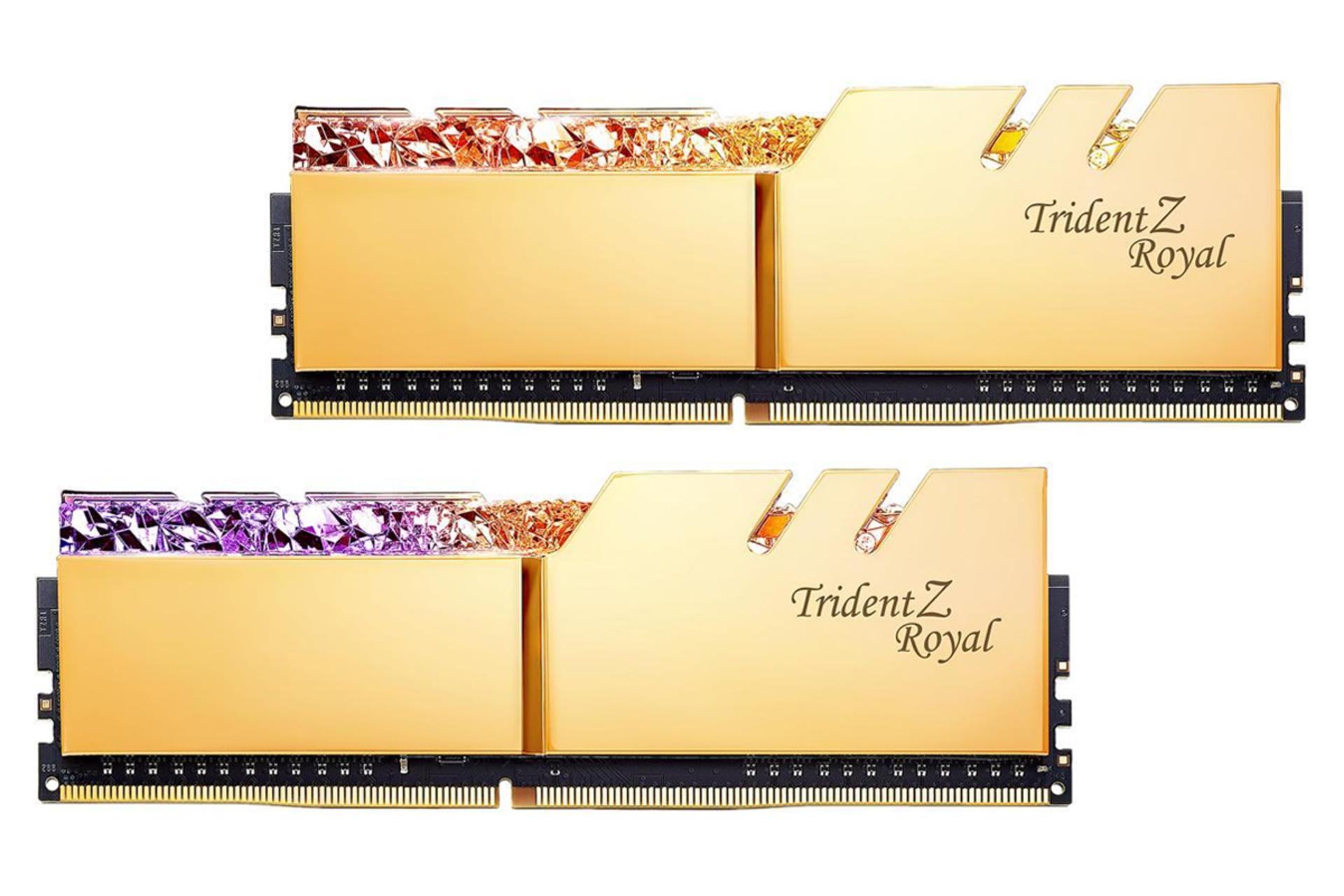 رم جی اسکیل Trident Z Royal ظرفیت 64 گیگابایت (2x32) از نوع DDR4-4000