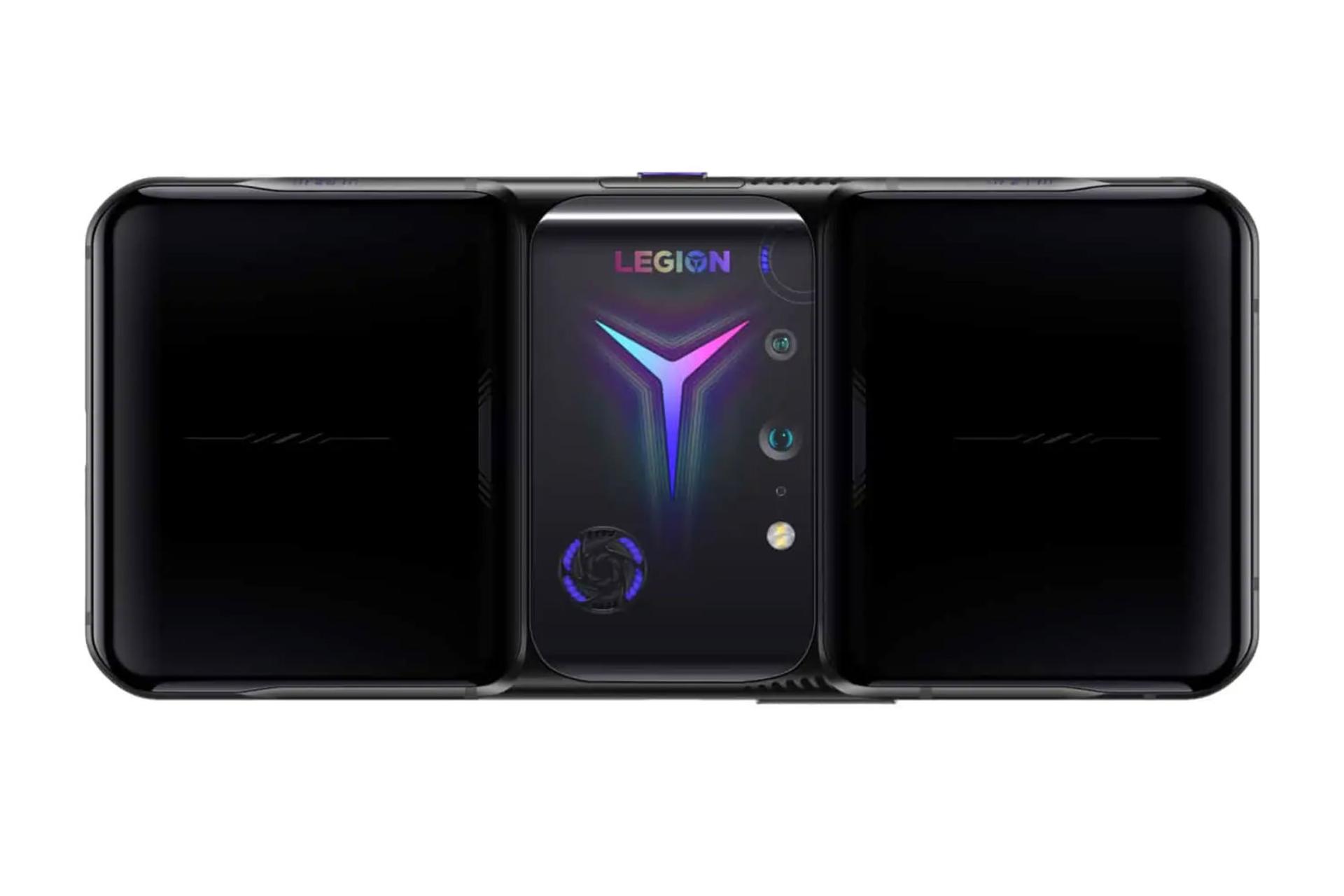 نمای پشت موبایل لیژن دوئل 2 لنوو رنگ مشکی