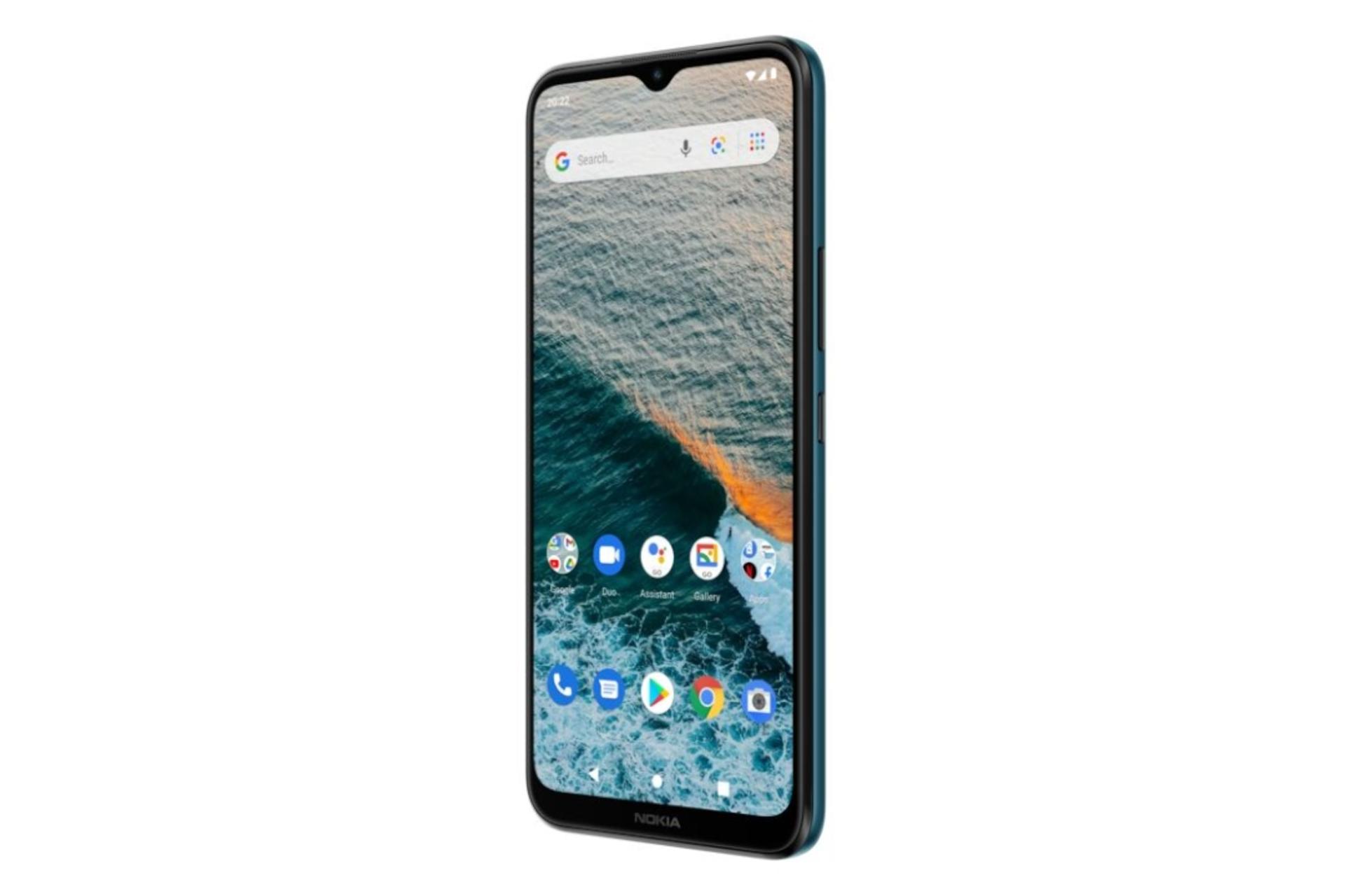 پنل جلو گوشی موبایل نوکیا C21 پلاس / Nokia C21 Plus آبی تیره