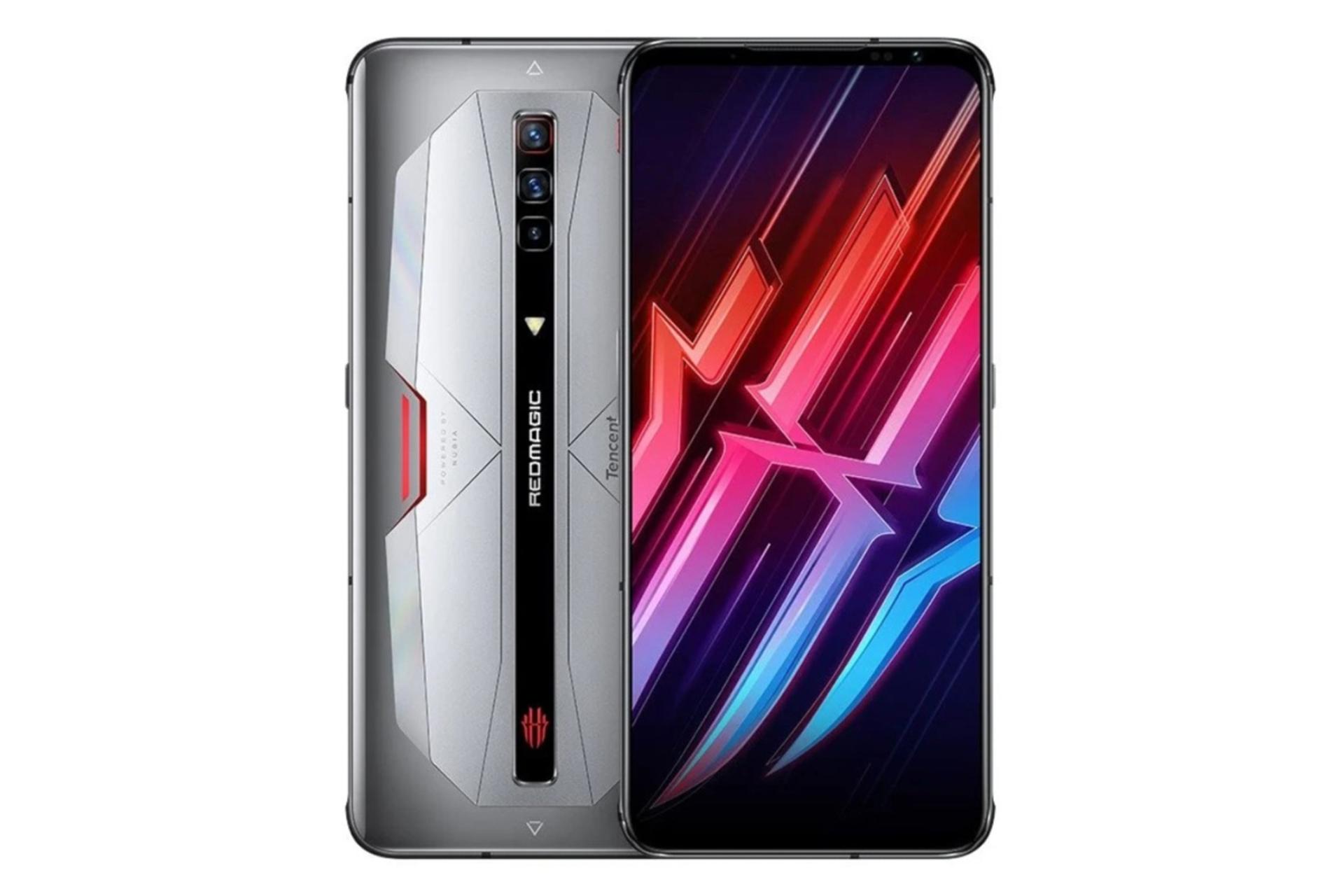 گوشی موبایل نوبیا رد مجیک 6 پرو زد تی ای / ZTE nubia Red Magic 6 Pro نقره ای