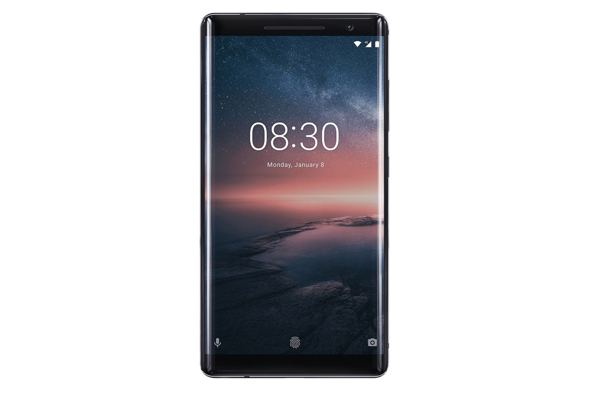 نمای روبرو موبایل نوکیا 8 سیروکو