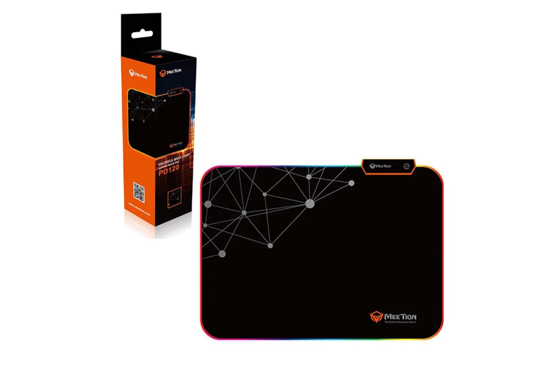 نمای جلوی ماوس پد میشن MT-PD120 به همراه پک