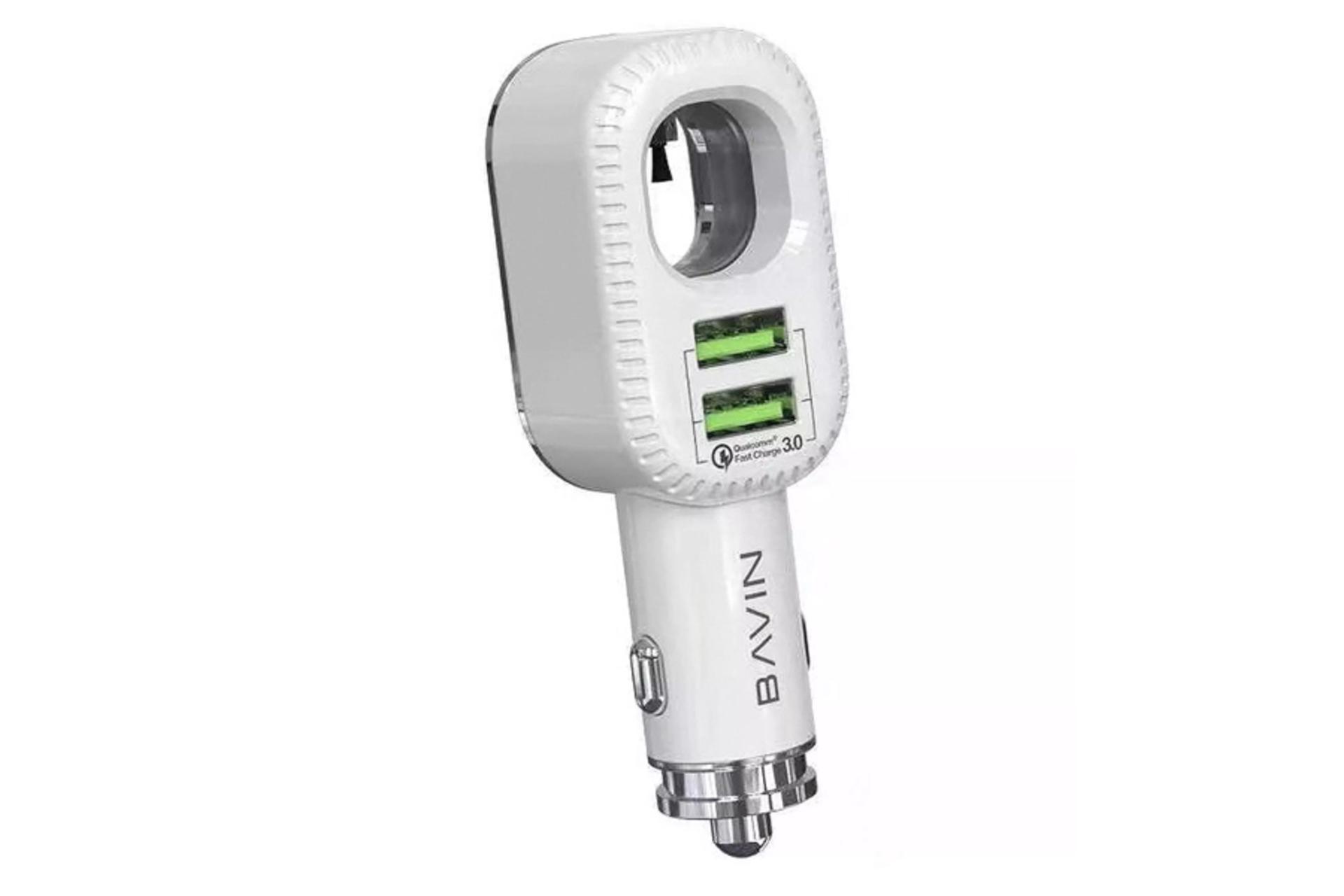 نمای جانبی شارژر باوین PC285