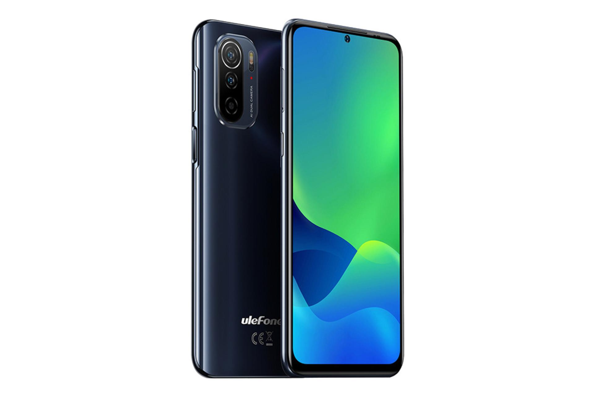 نمای جانبی گوشی موبایل یولفون Ulefone Note 13P مشکی
