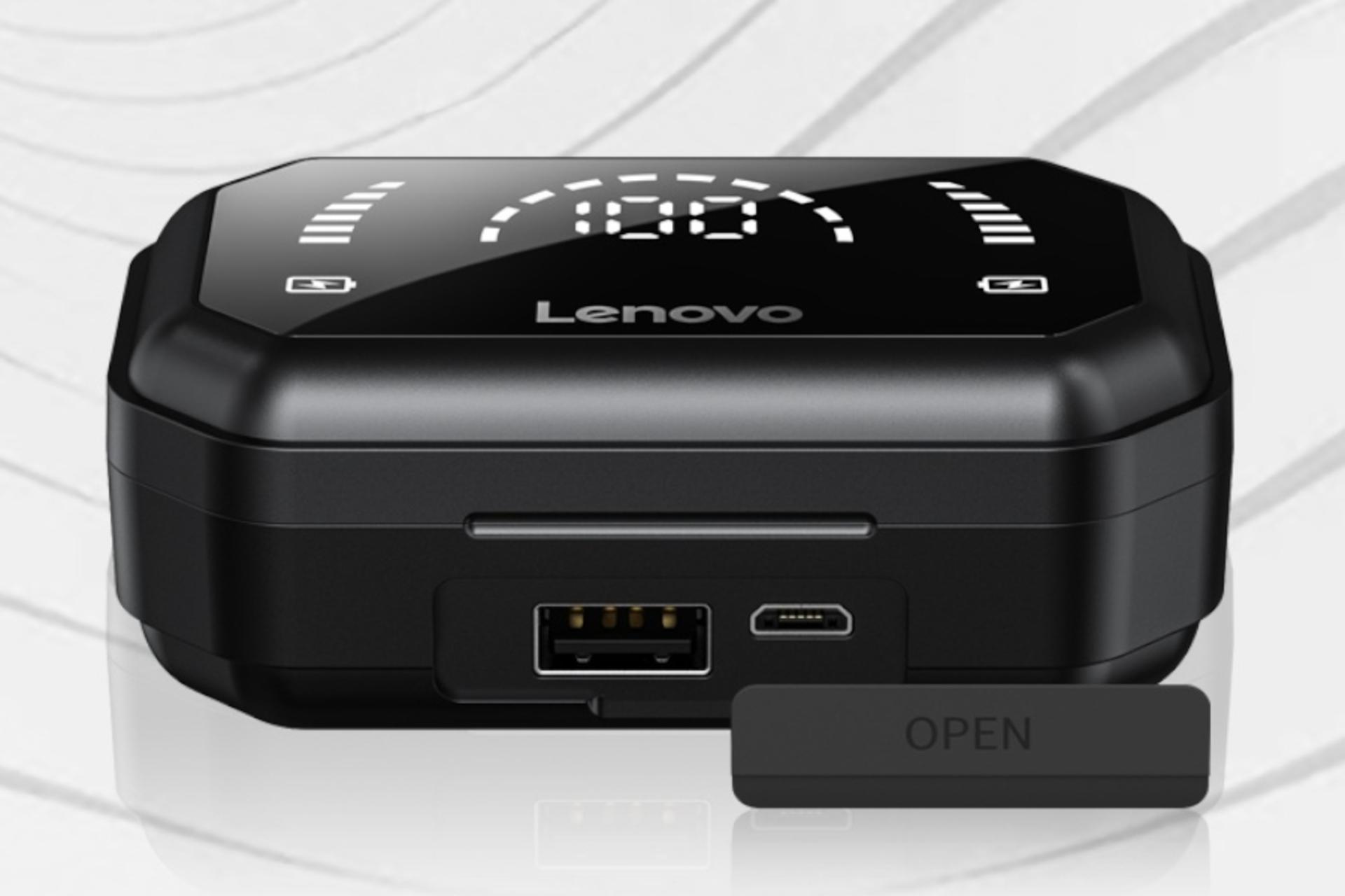 نمای روبرو ایرباد بی سیم لنوو Lenovo LivePods LP3 Pro