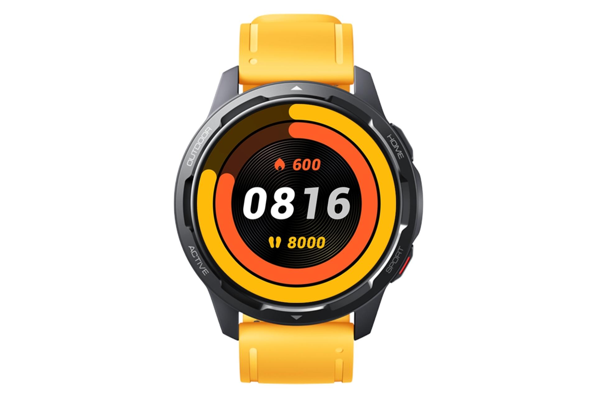 ساعت هوشمند واچ S1 اکتیو شیائومی / Xiaomi Watch S1 Active مشکی با بند نارنجی