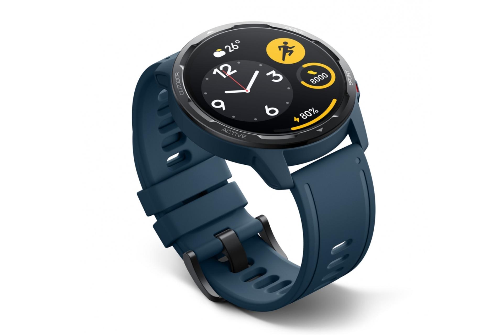 نمای چپ ساعت هوشمند واچ S1 اکتیو شیائومی / Xiaomi Watch S1 Active آبی
