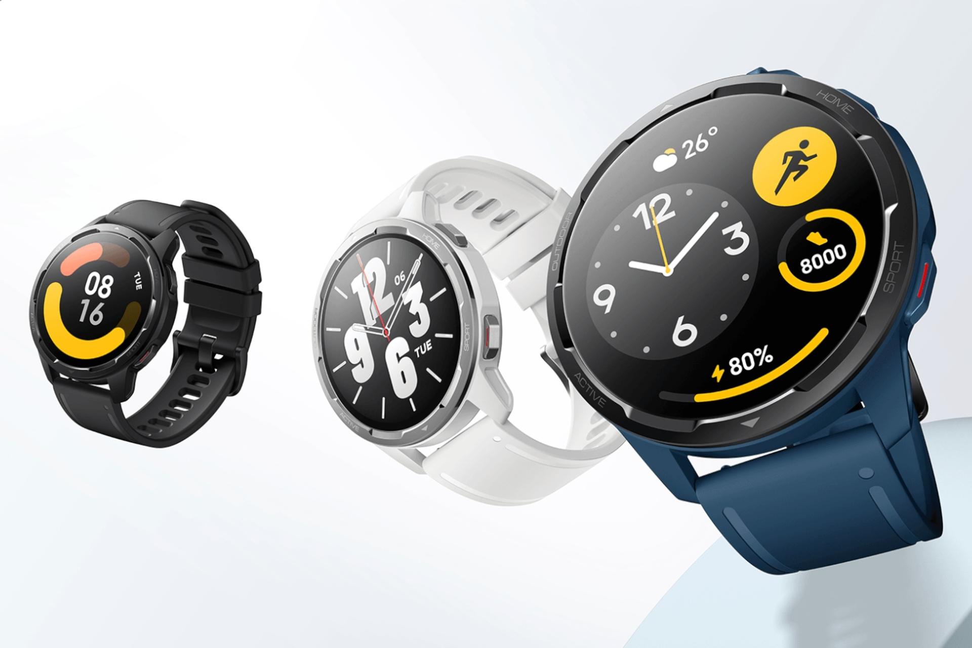رنگ های مختلف ساعت هوشمند واچ S1 اکتیو شیائومی / Xiaomi Watch S1 Active