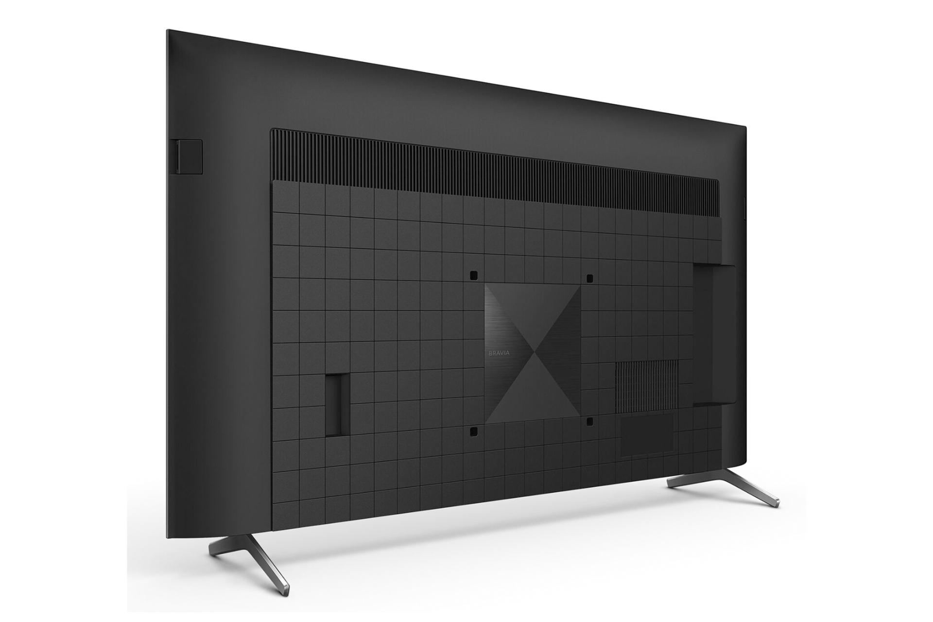 نمای نیمرخ از طراحی پشت تلویزیون سونی X90J