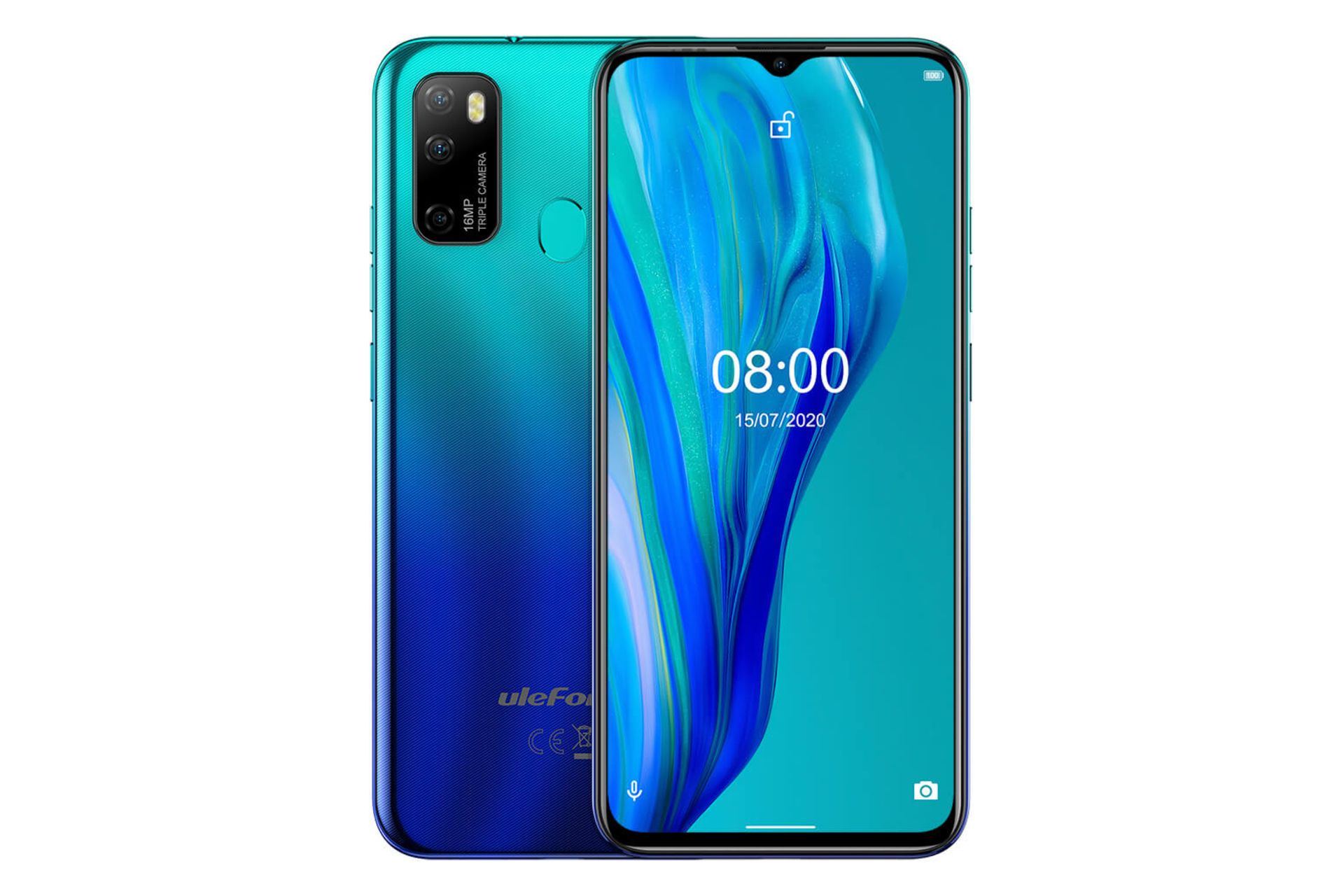 گوشی موبایل یولفون Ulefone Note 9P آبی و سبز