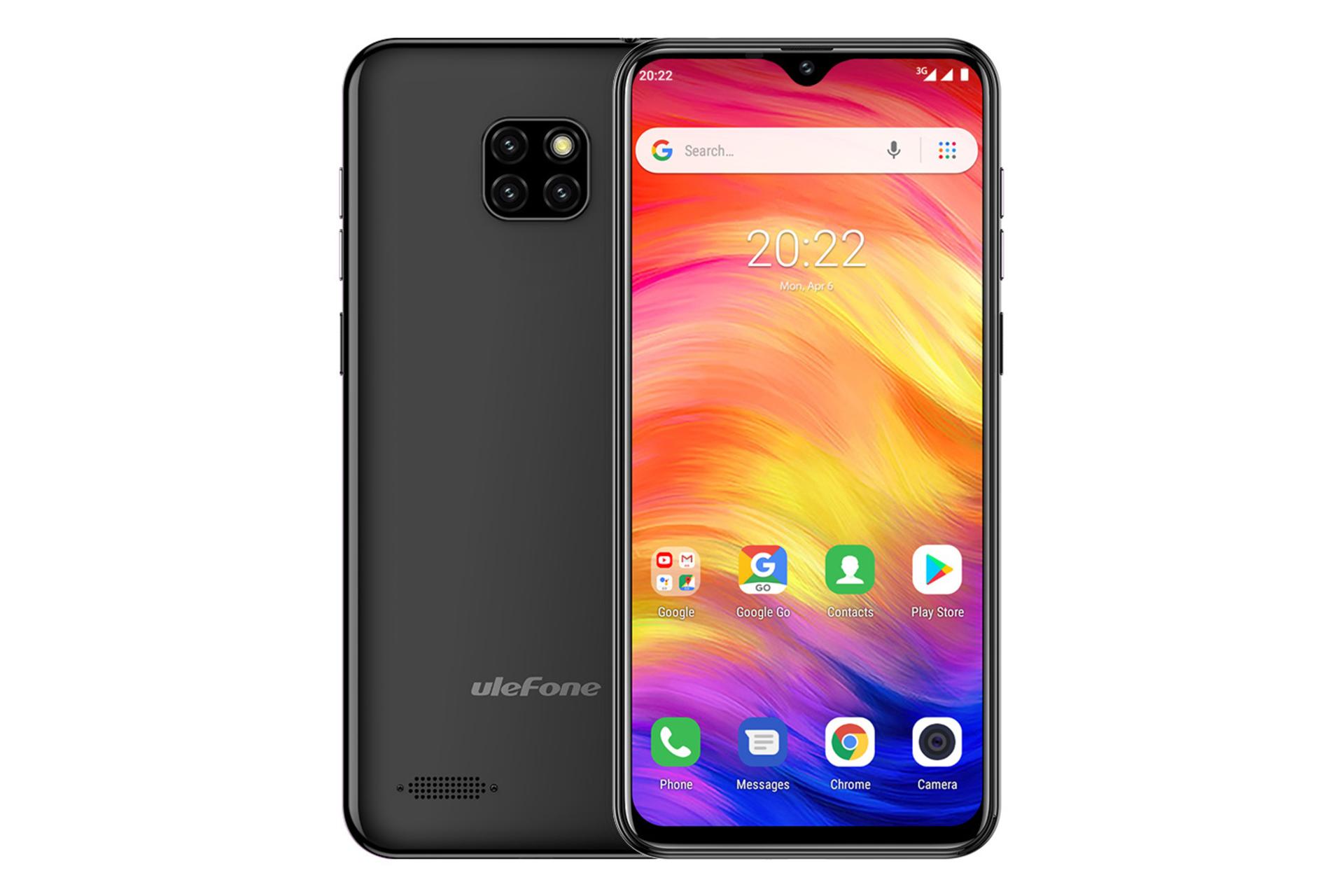 گوشی موبایل یولفون Ulefone Note 7 مشکی