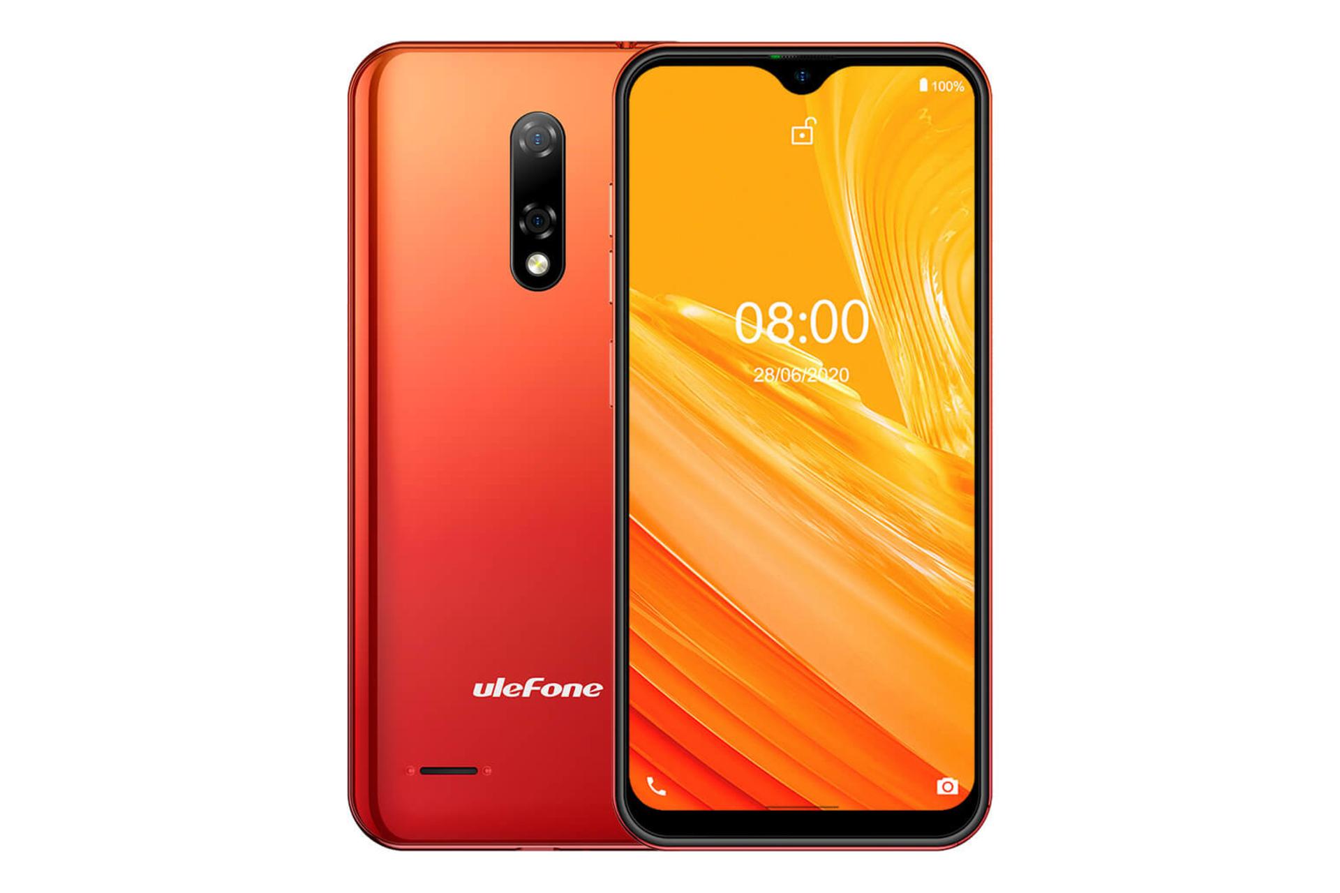 گوشی موبایل یولفون Ulefone Note 8 نارنجی