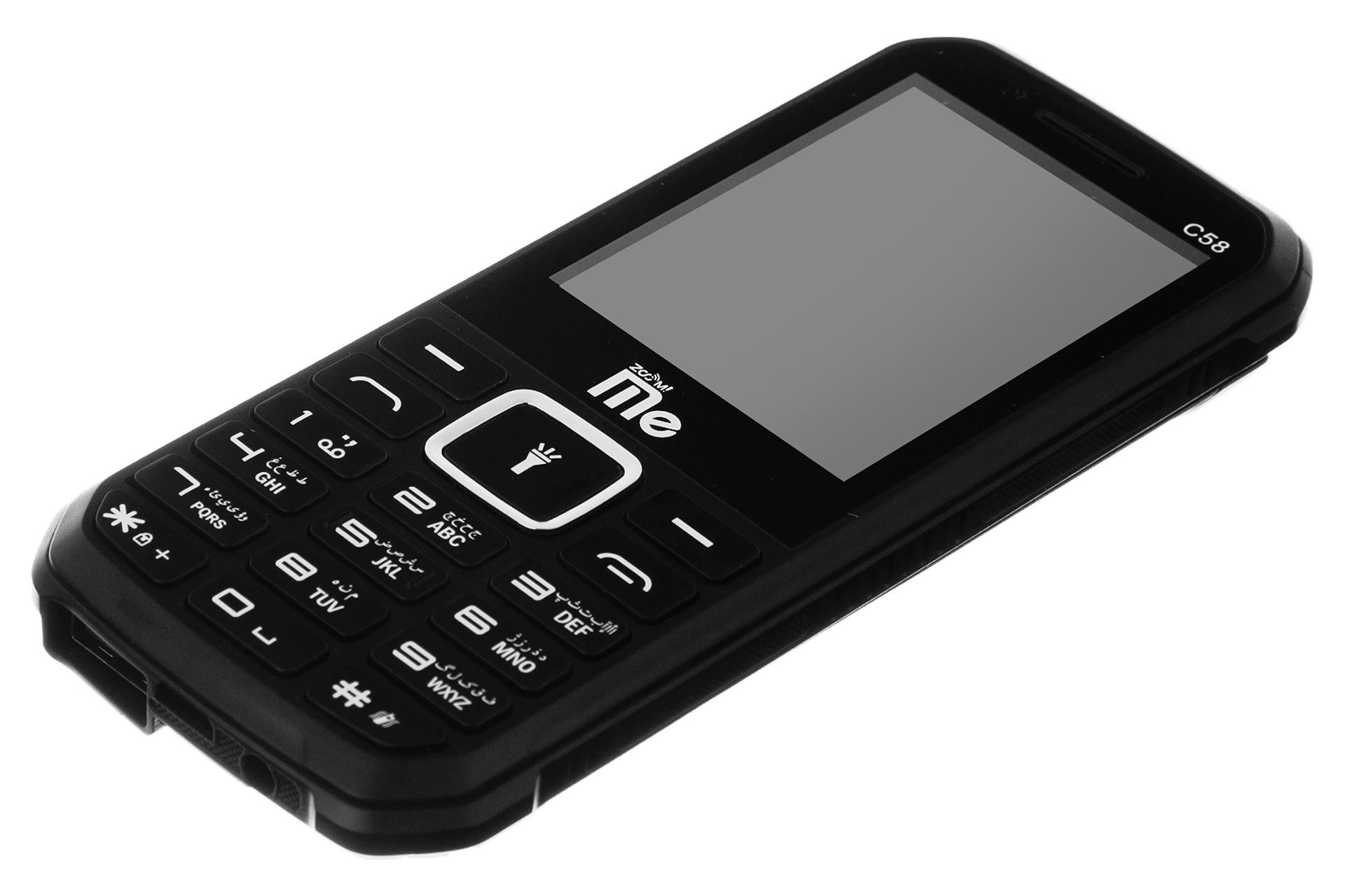 نمای کناری پنل جلو موبایل جی ال ایکس زوم می GLX Zoom Me C58