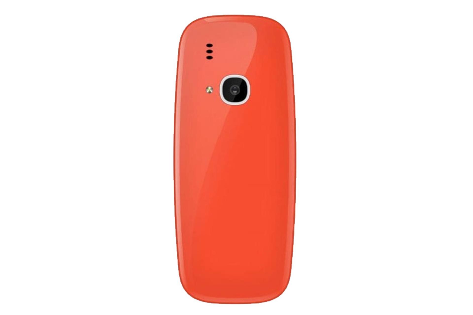 نمای پشت موبایل 3310 ارد رنگ نارنجی