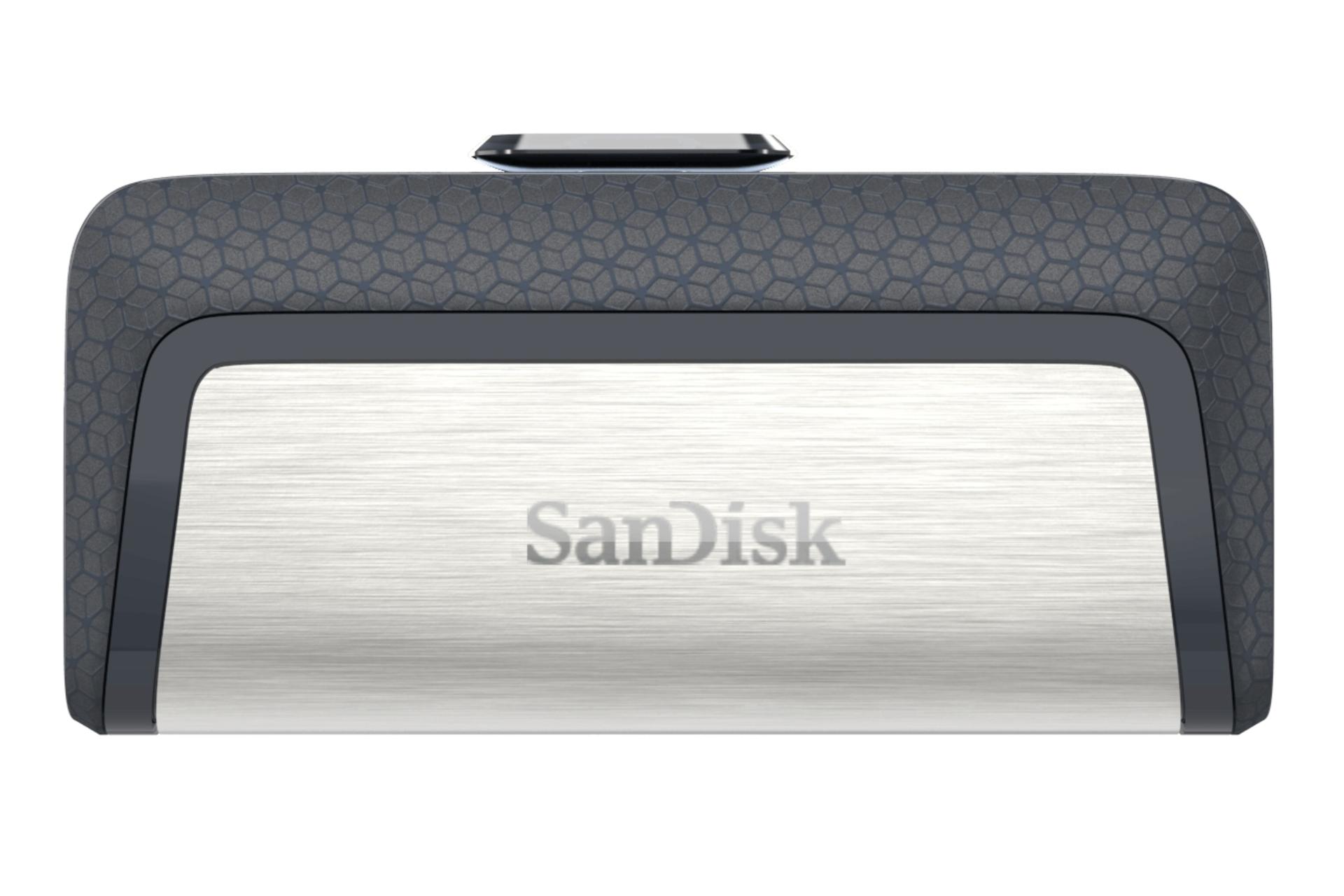 نمای روبرو فلش مموری سن دیسک SanDisk Ultra Dual Drive SDDDC2 در پوشش