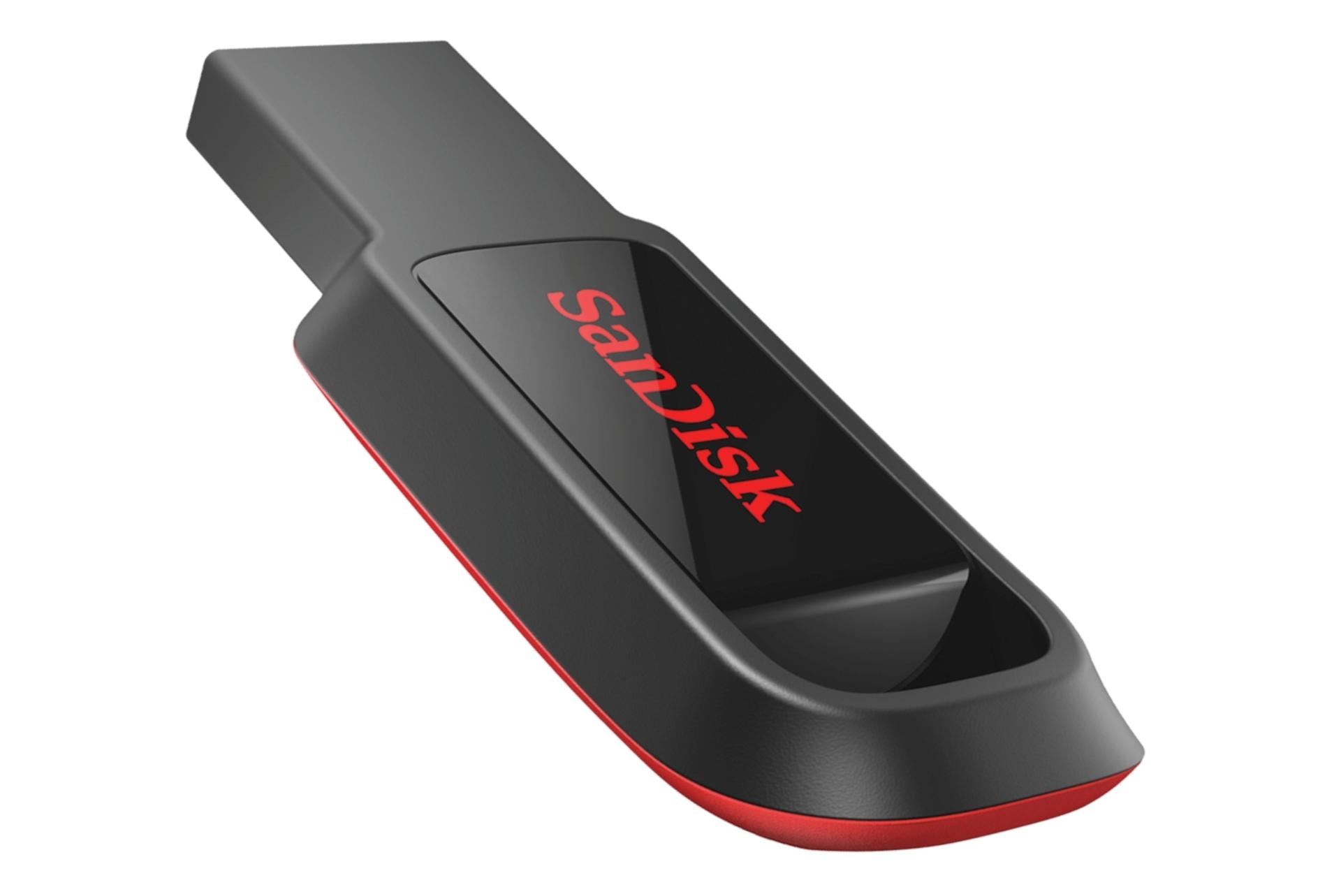 نمای چپ پشت فلش مموری سن دیسک SanDisk Cruzer Spark SDCZ61