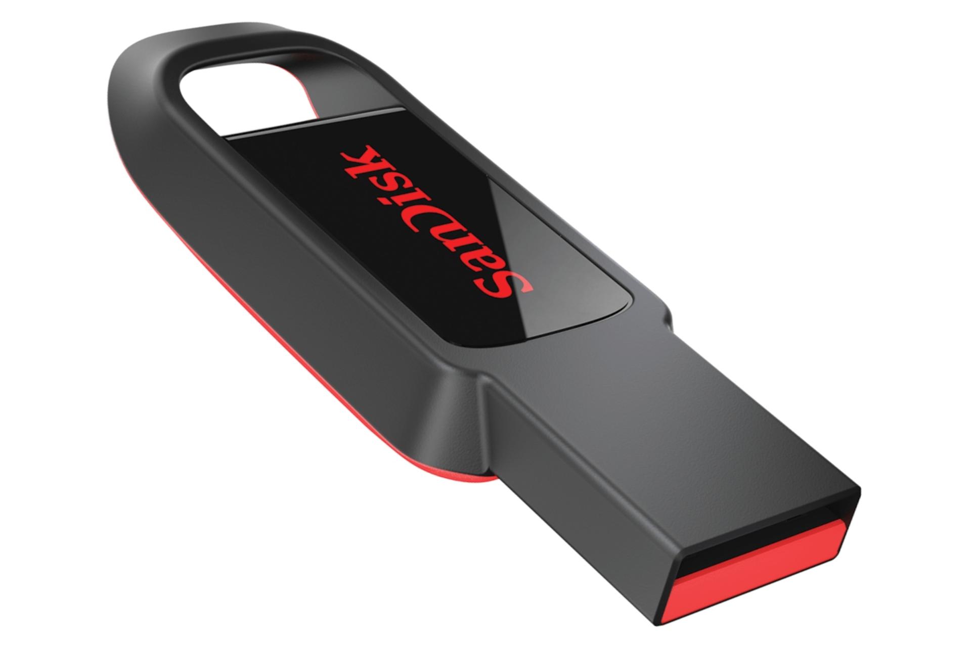 نمای چپ روبر فلش مموری سن دیسک SanDisk Cruzer Spark SDCZ61