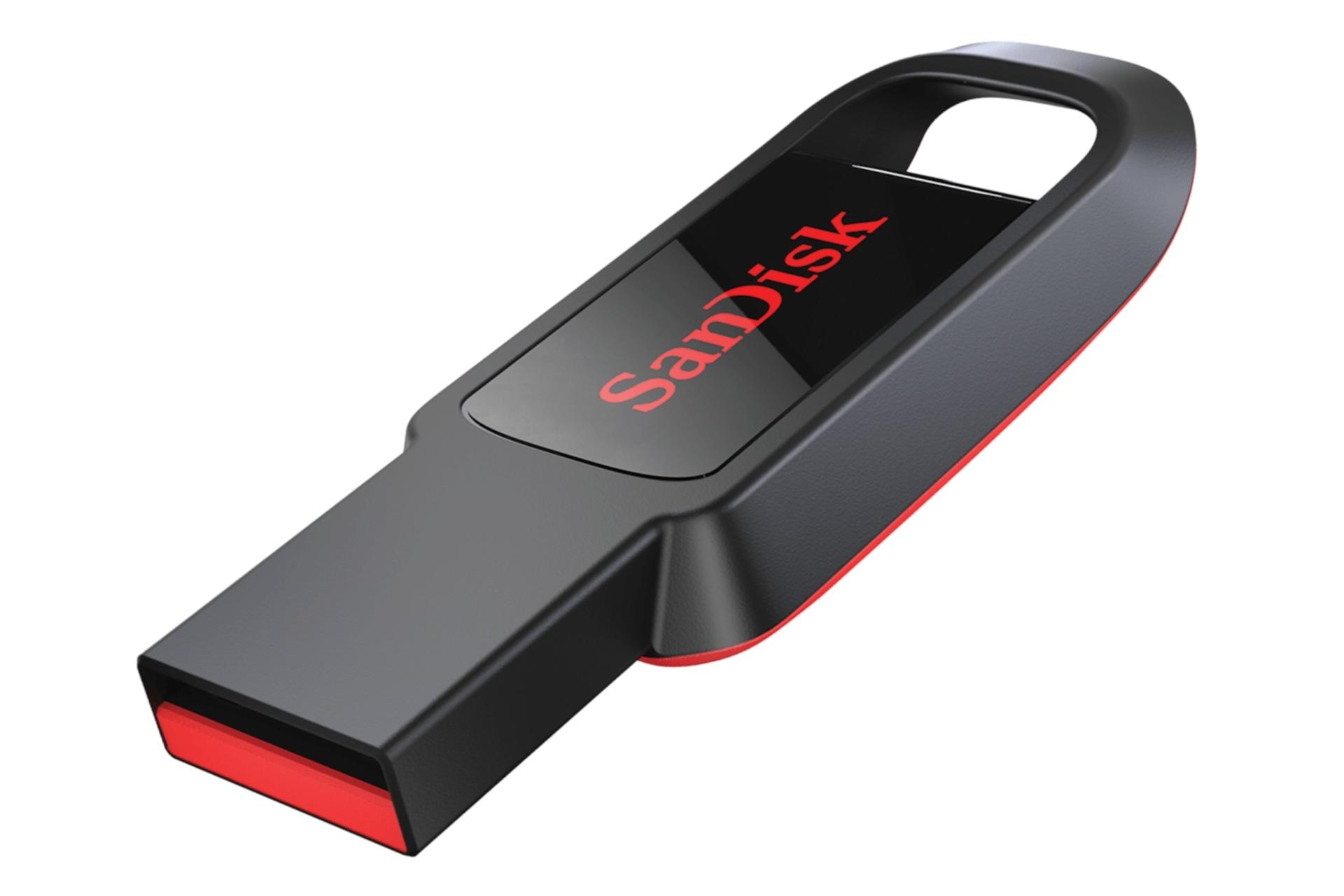 نمای راست روبرو فلش مموری سن دیسک SanDisk Cruzer Spark SDCZ61