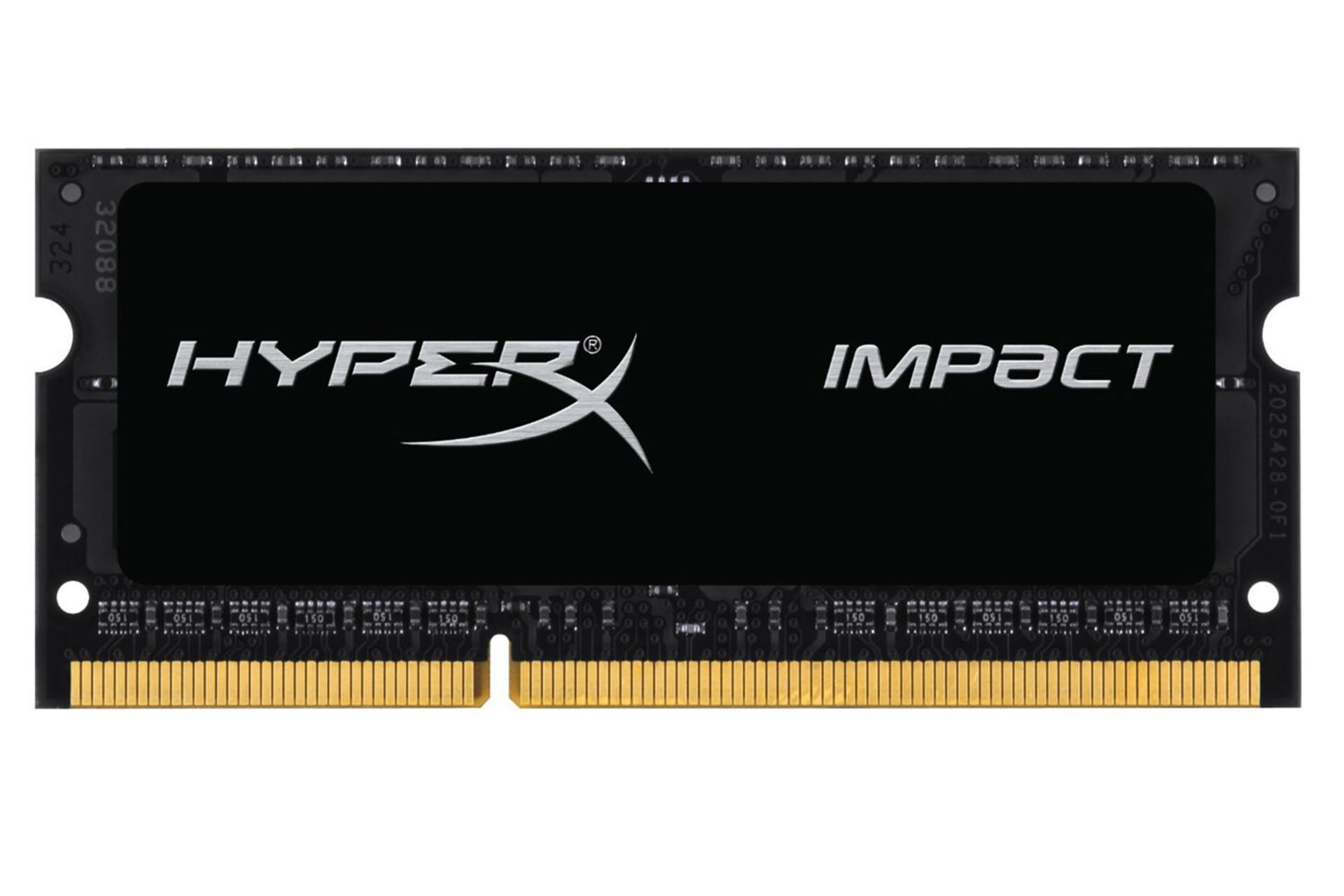 نمای جلوی رم هایپر ایکس IMPACT ظرفیت 8 گیگابایت از نوع DDR3L-1600