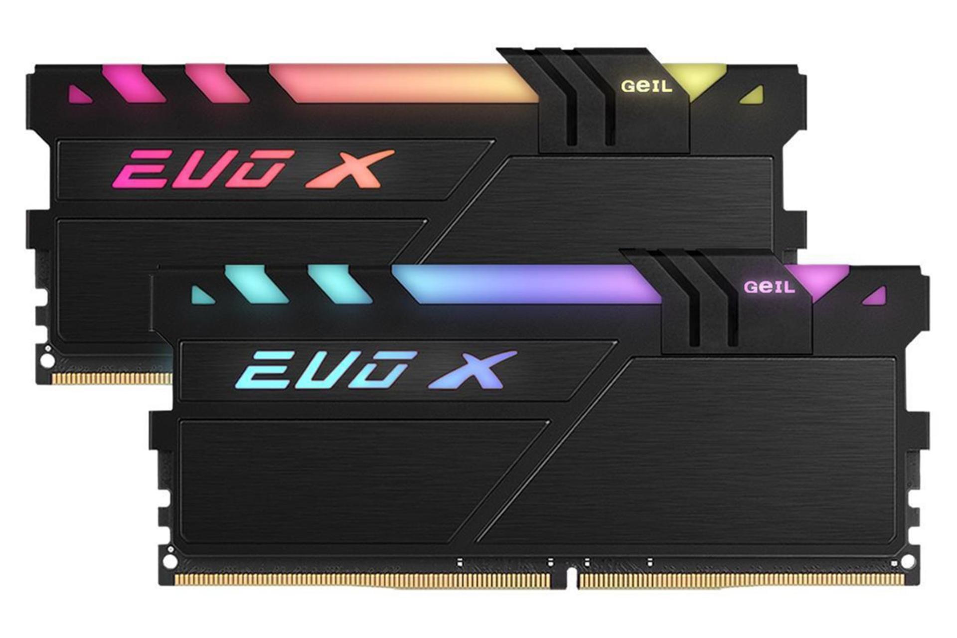 نمای جلوی رم گیل EVO X ظرفیت 16 گیگابایت (2x8) از نوع DDR4-3000
