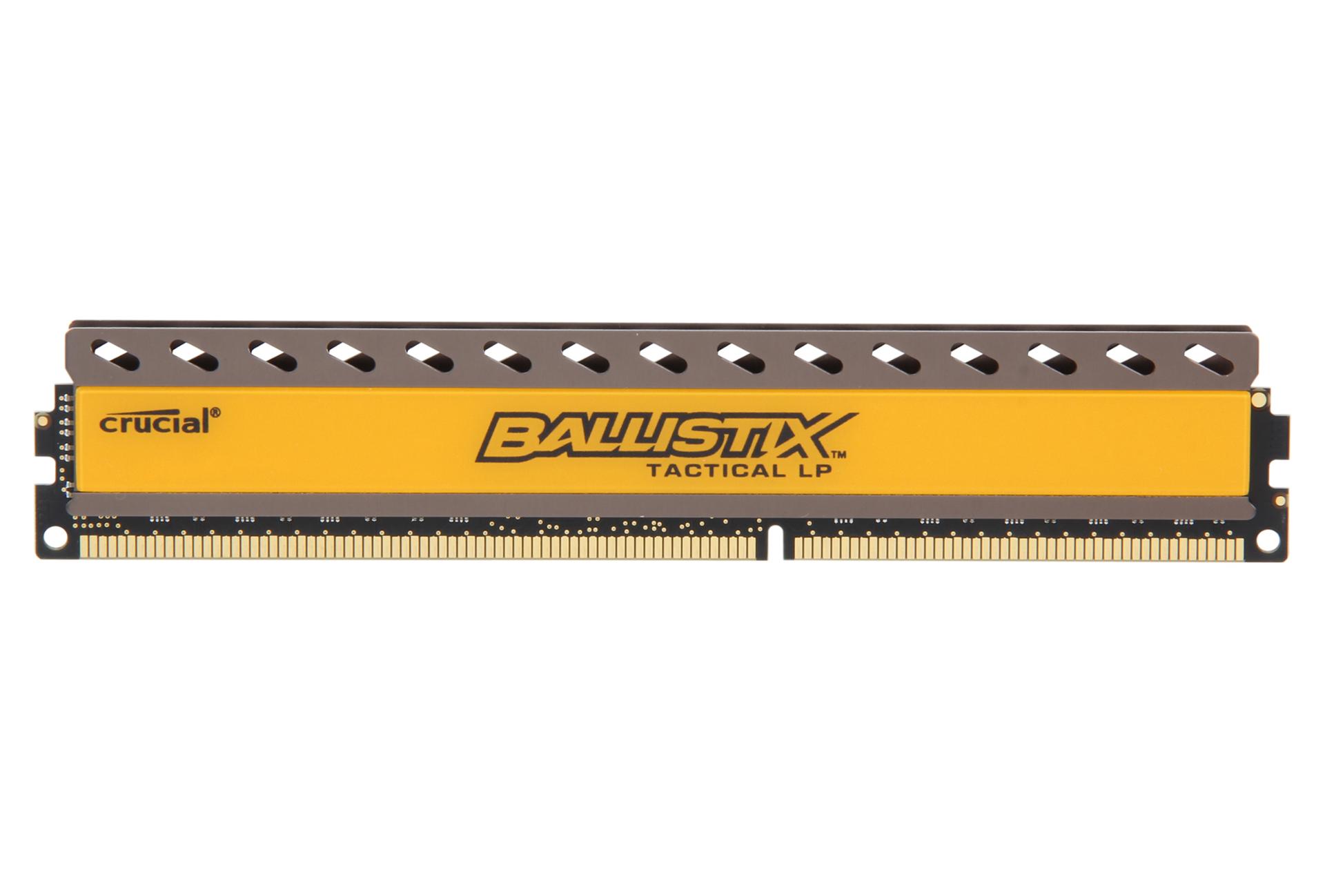 نمای جلوی رم کروشیال Ballistix Tactical ظرفیت 4 گیگابایت از نوع DDR3L-1600 