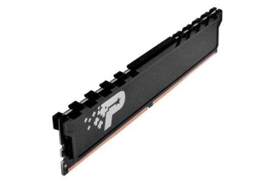نمای رم پاتریوت Signature Premium ظرفیت 16 گیگابایت از نوع DDR4-2666 بصورت مورب