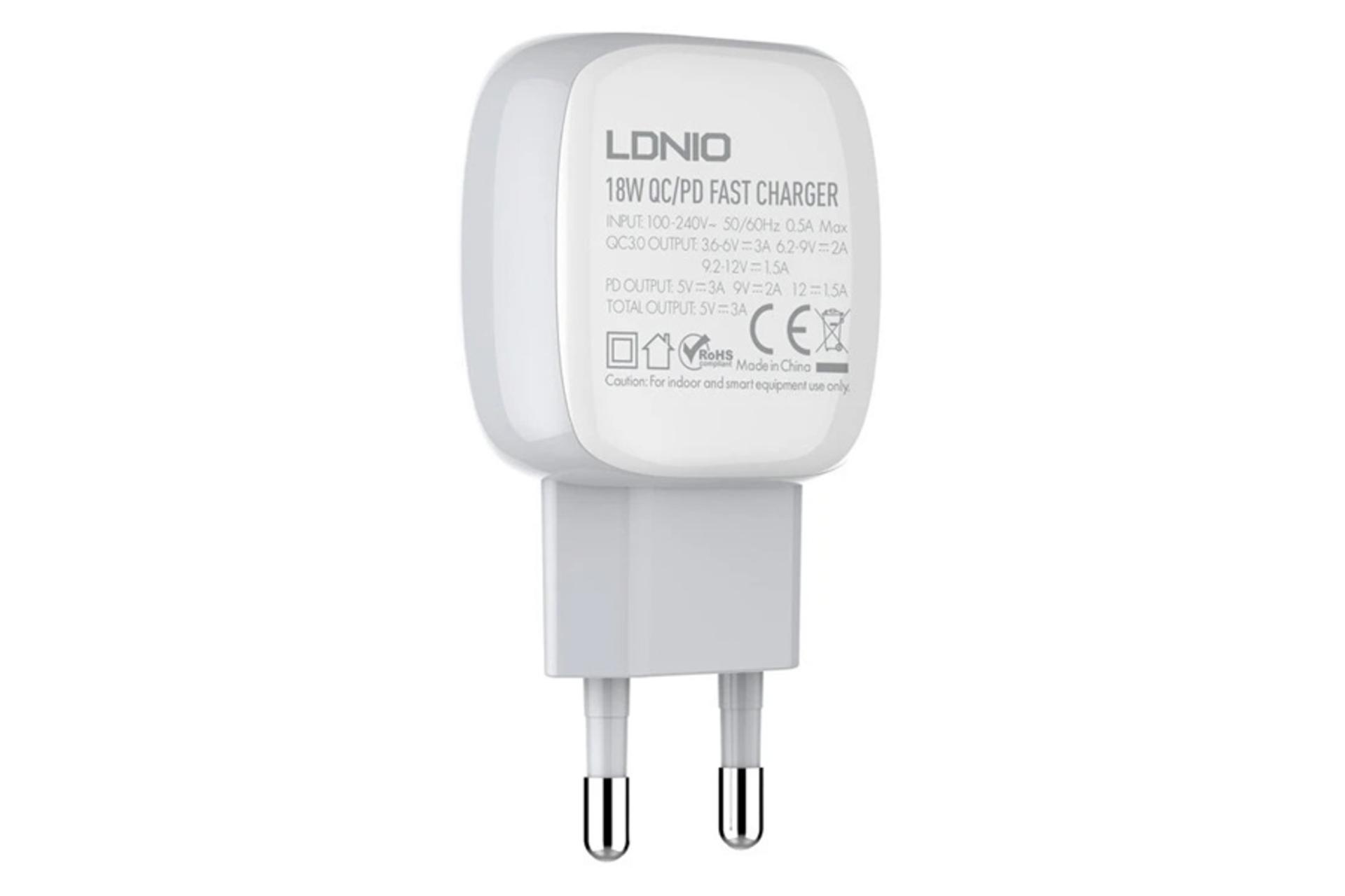 نمای جانبی شارژر الدینیو A2313C