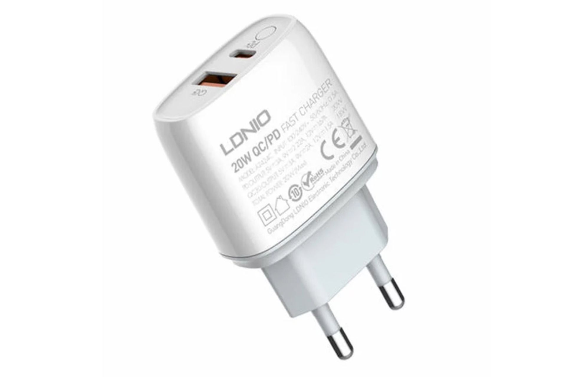 شارژر الدینیو A2424C دوشاخه اروپایی