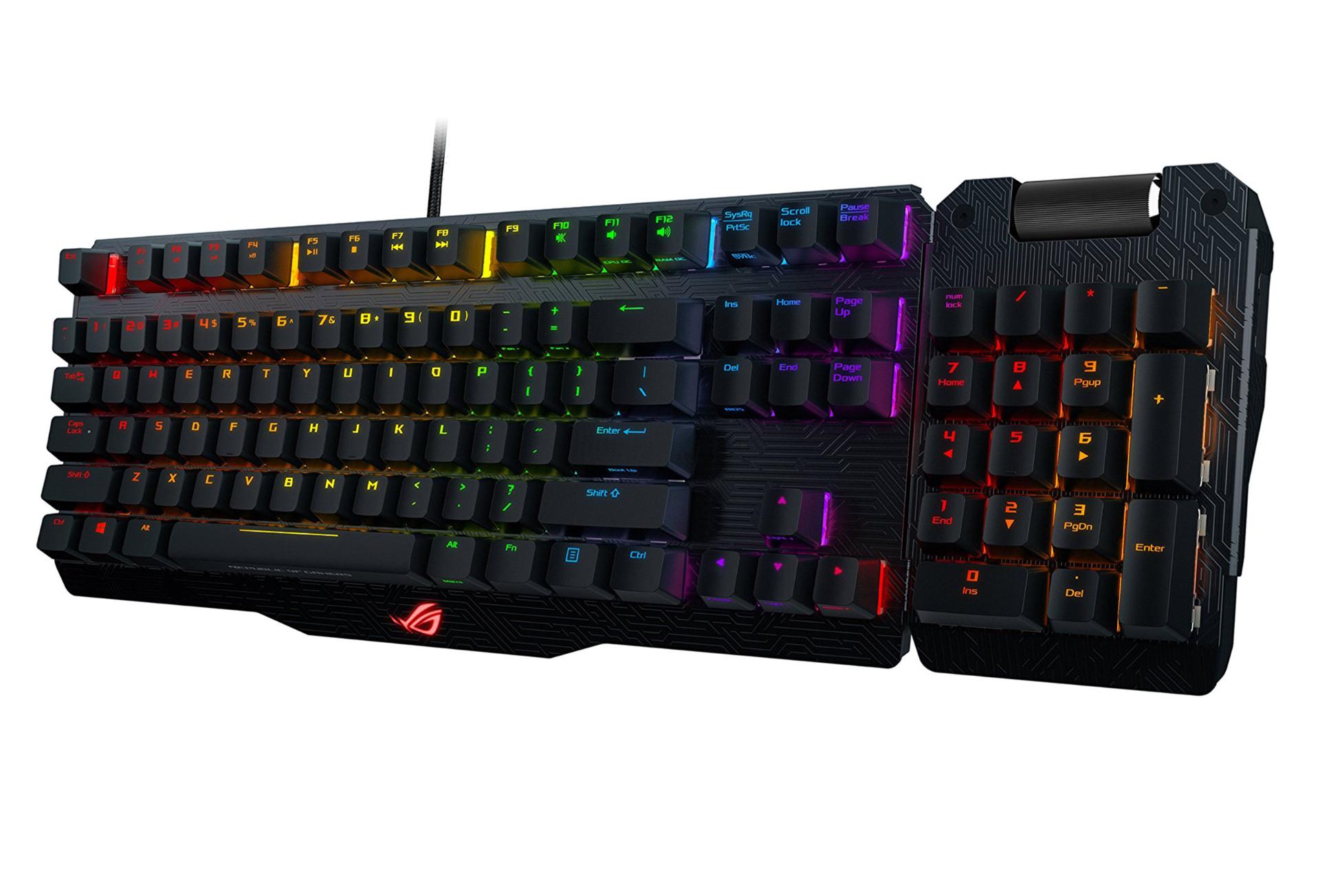 نمای نیمرخ راست کیبورد ریزر راگ Claymore