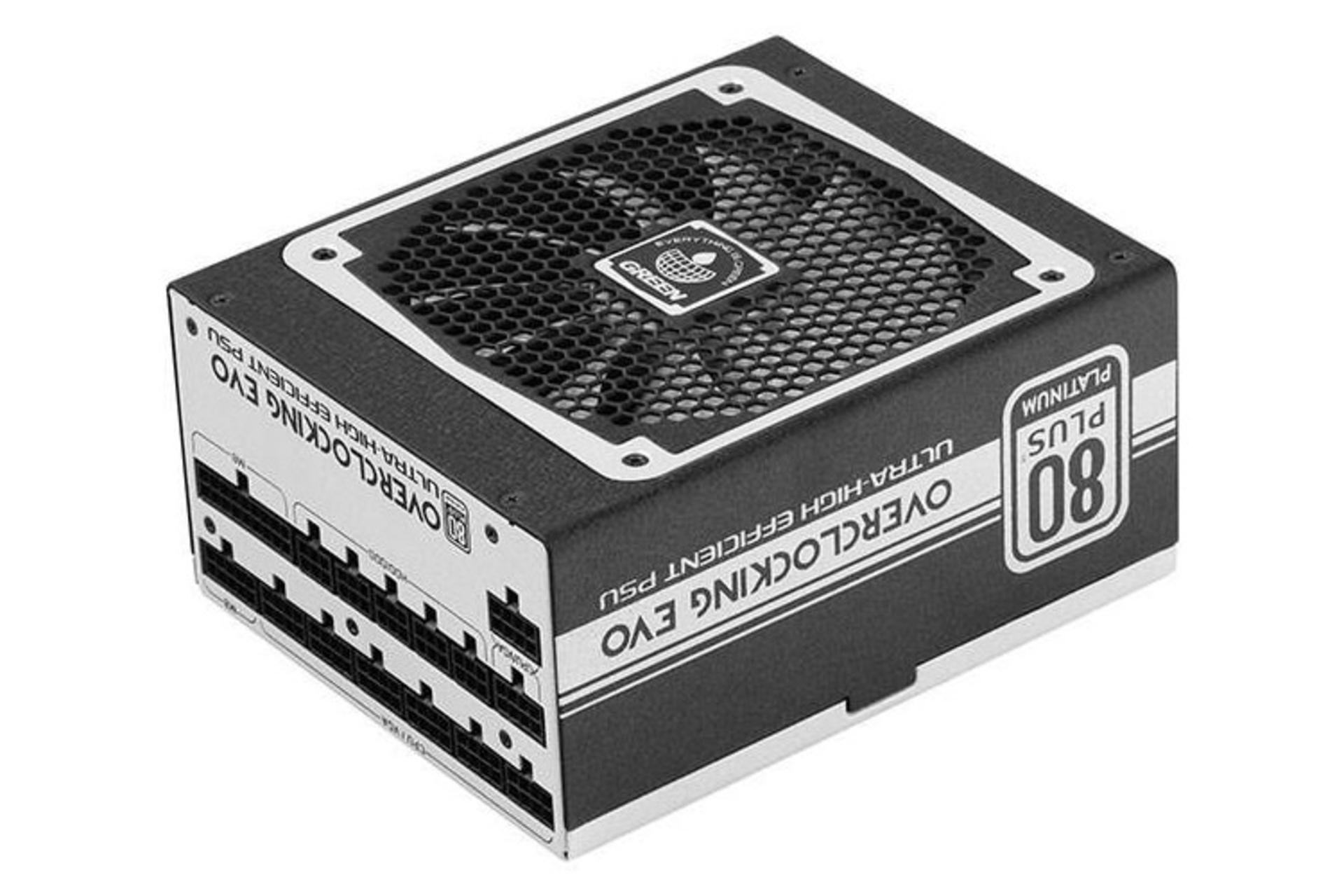 نمای اتصالات پاور کامپیوتر گرین GP850B-OC Plus با توان 850 وات