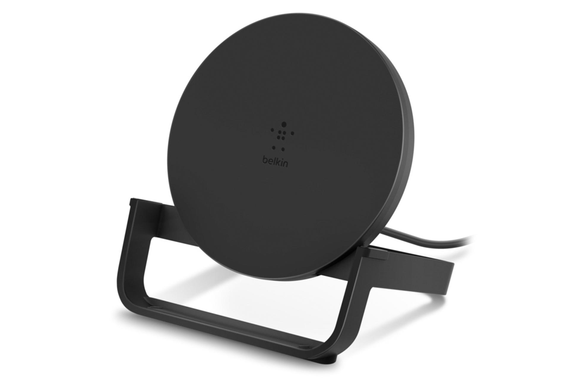 نمای جانبی شارژر بلکین Wireless Charging Stand 10W